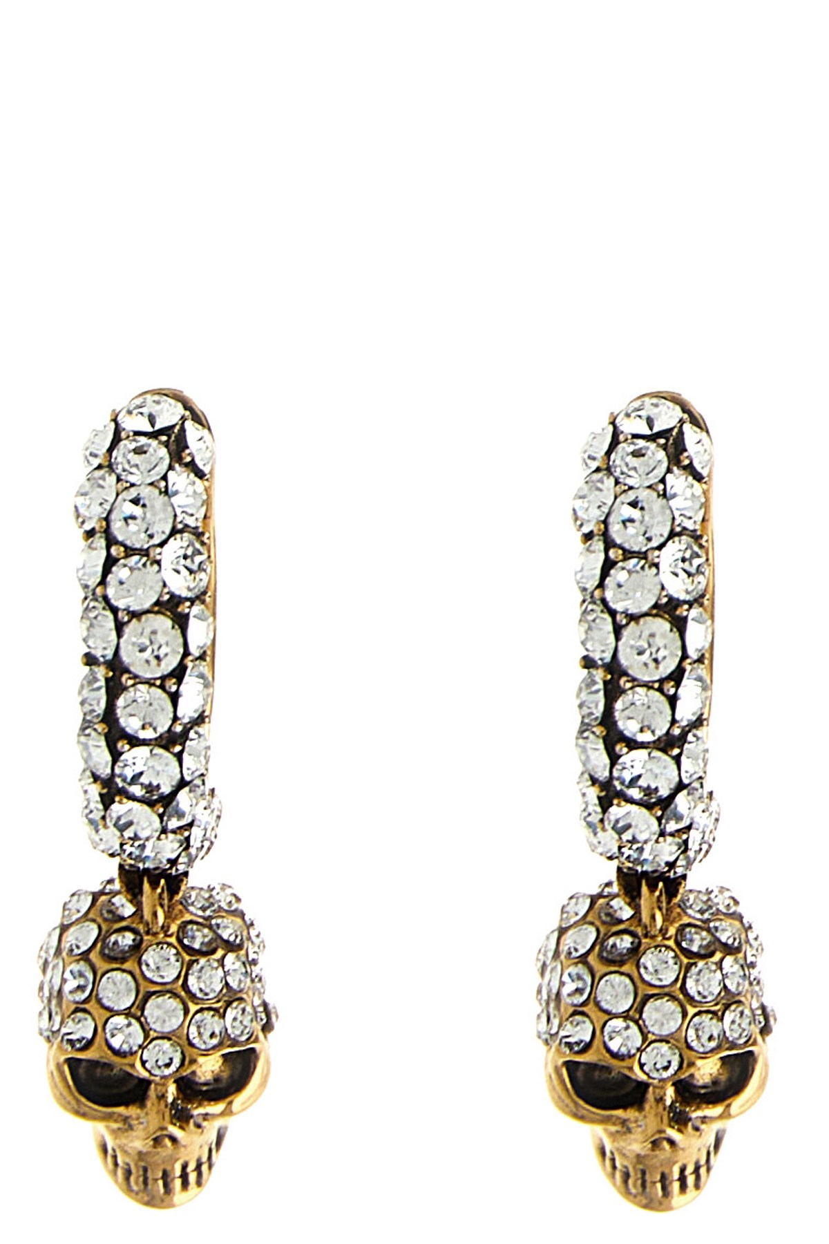 Dsquared2 Bow crystal long earrings available on julian