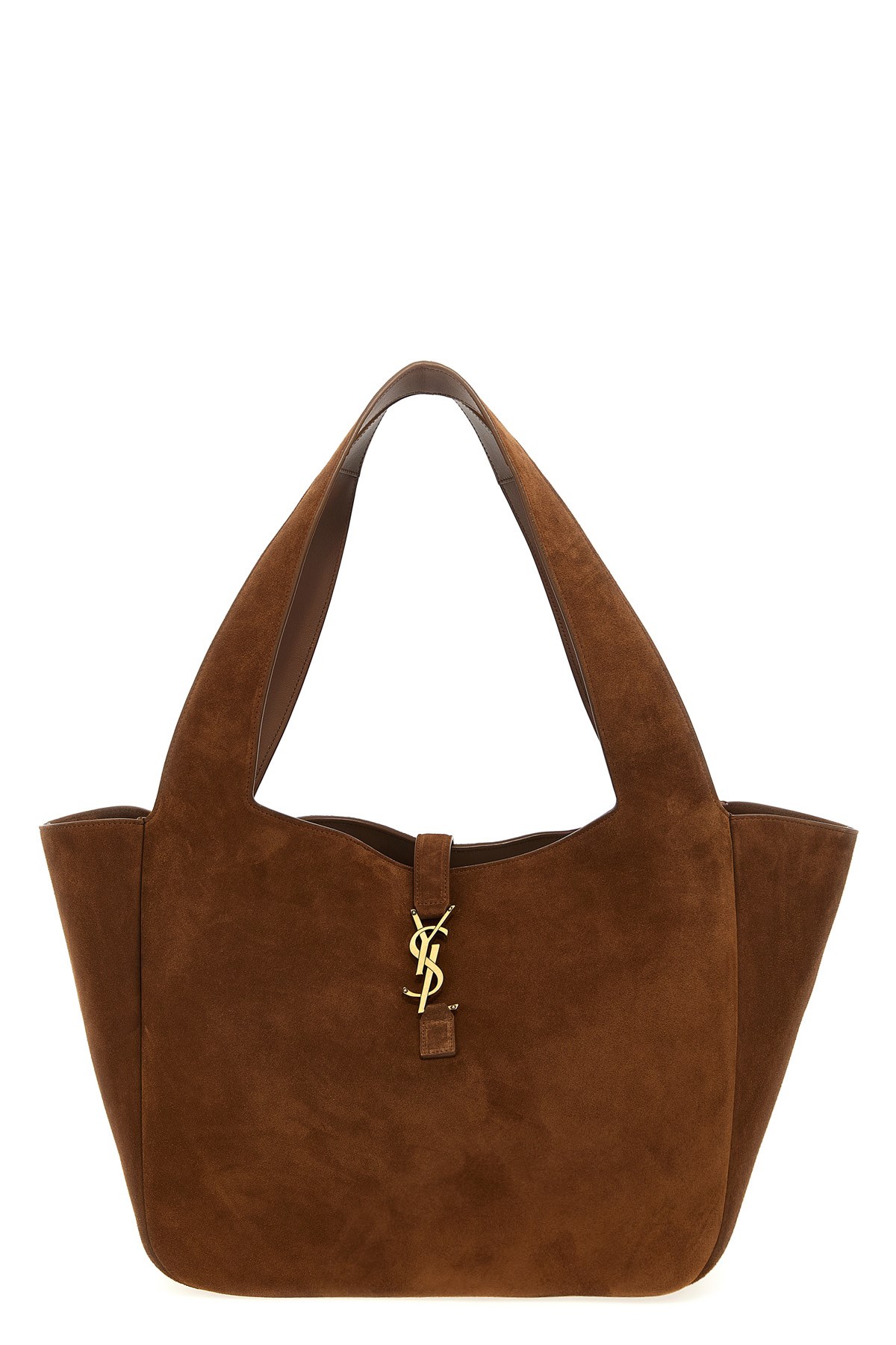 Saint Laurent Bea Ysl Cabas Tote Bag In Suede