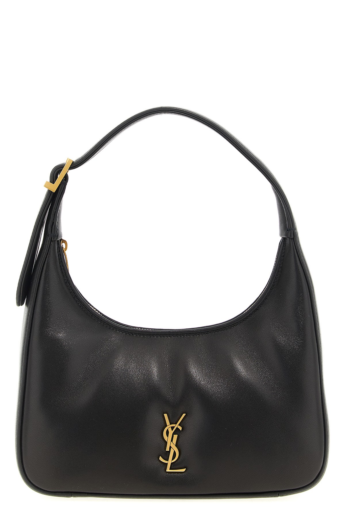 Saint Laurent Hobo Calypso Mini Shoulder Bag In Black