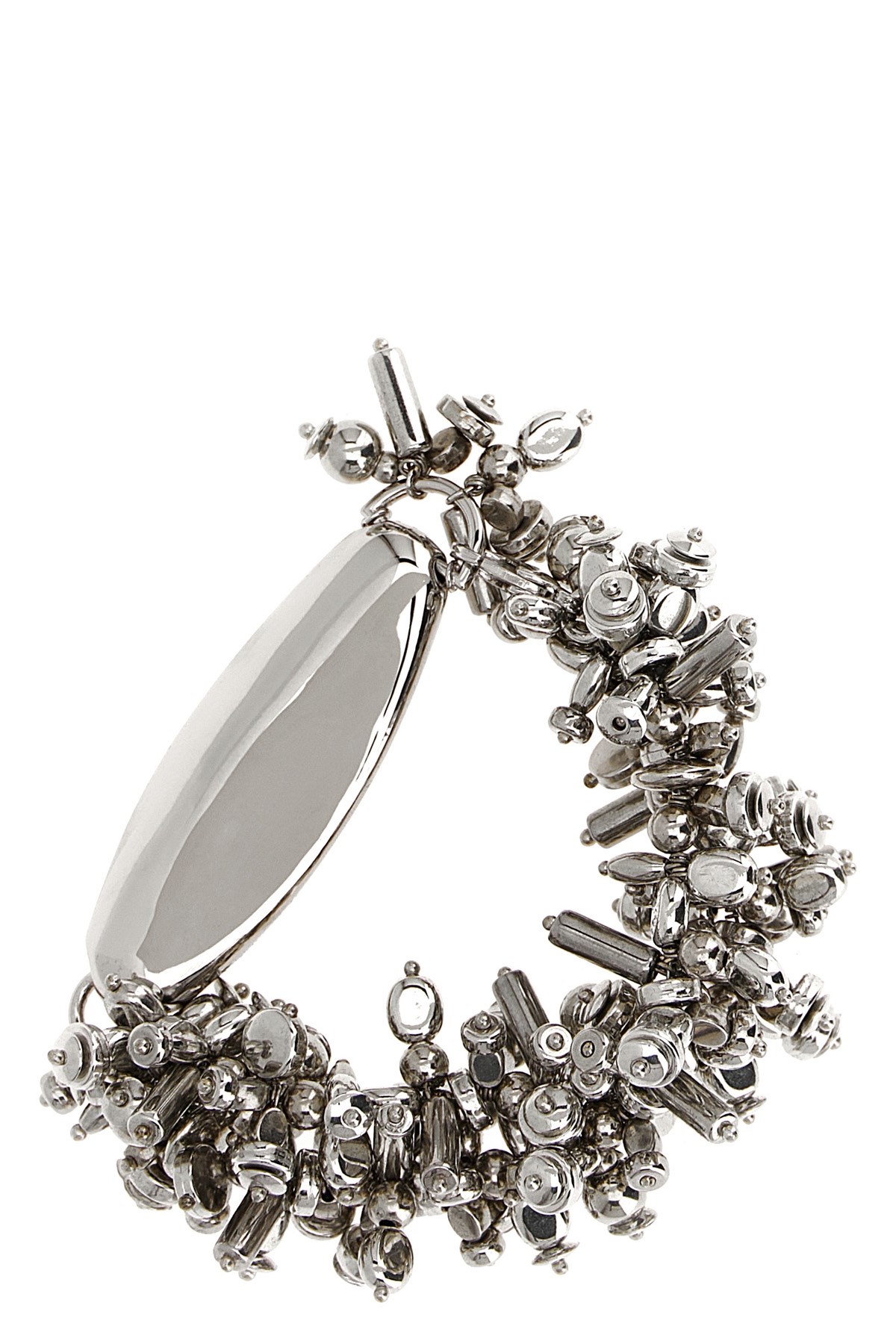 Dries Van Noten Chunky Metallic Beaded Bracelet