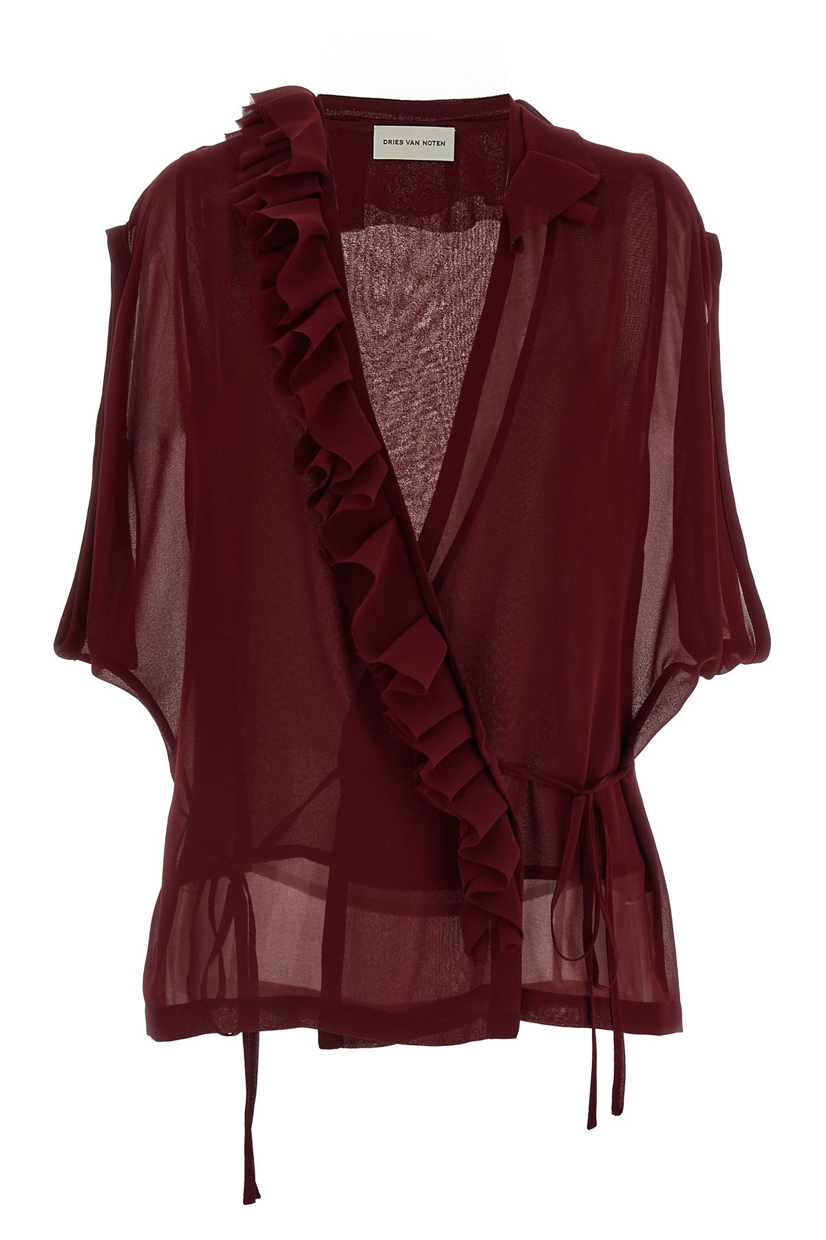 Dries Van Noten Clematis Tops Bordeaux