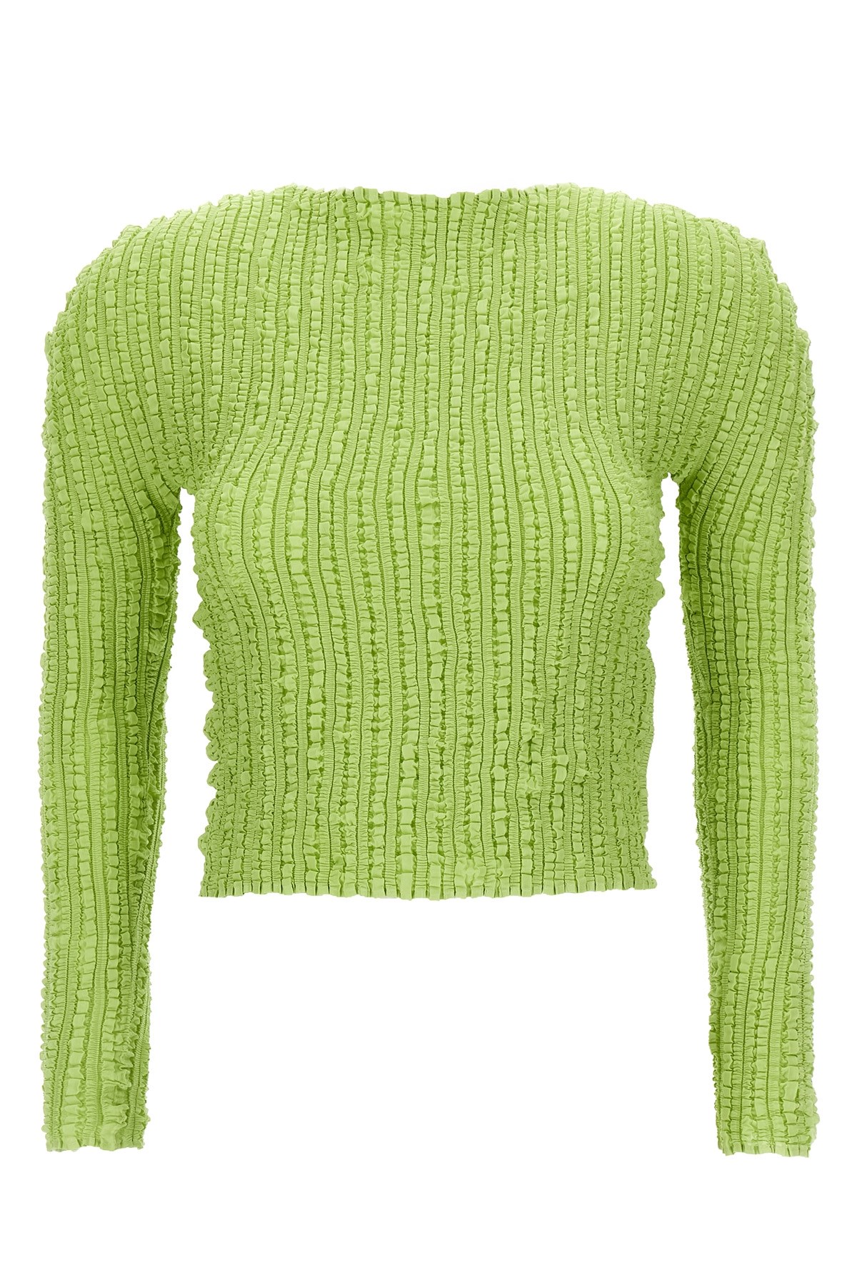 Issey Miyake Jellyfish Pleats Sweaters And Cardigans Green