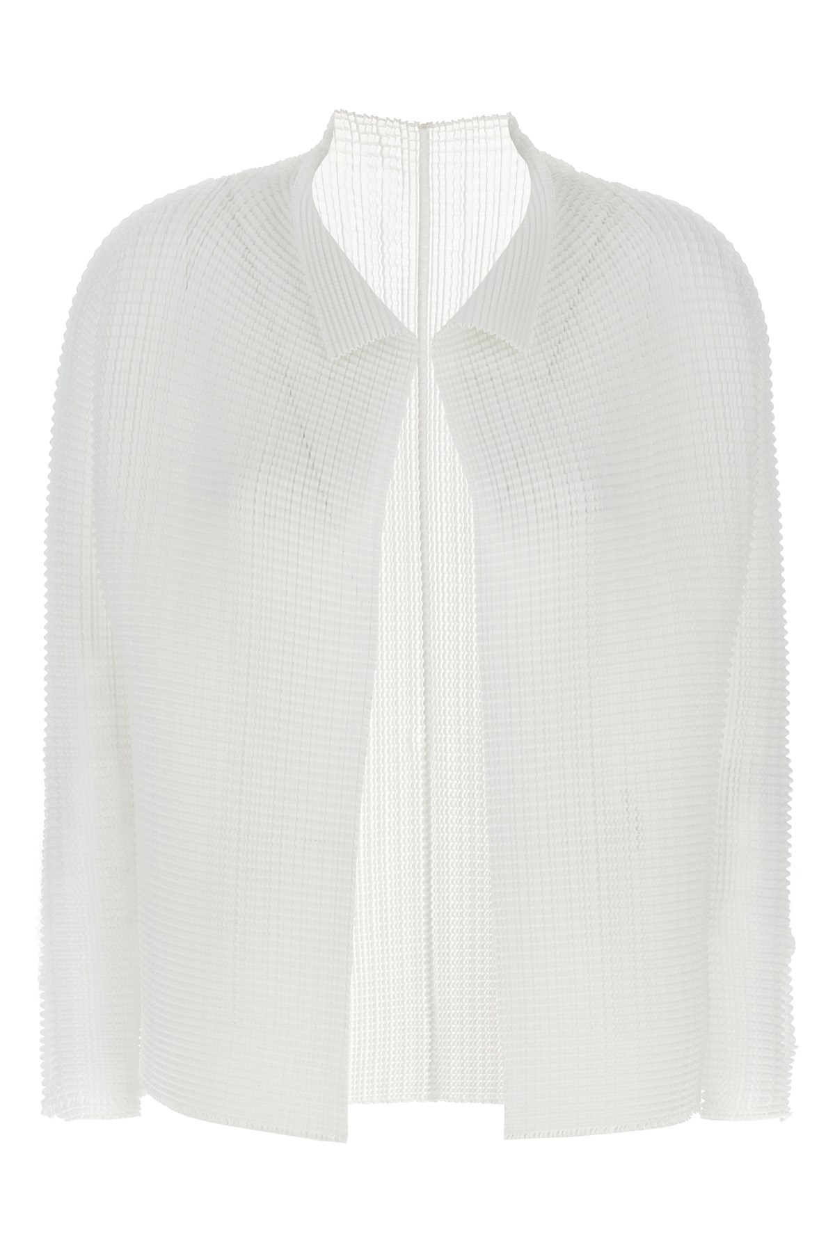 Shop Issey Miyake 'wooly Pleats-56' Cardigan