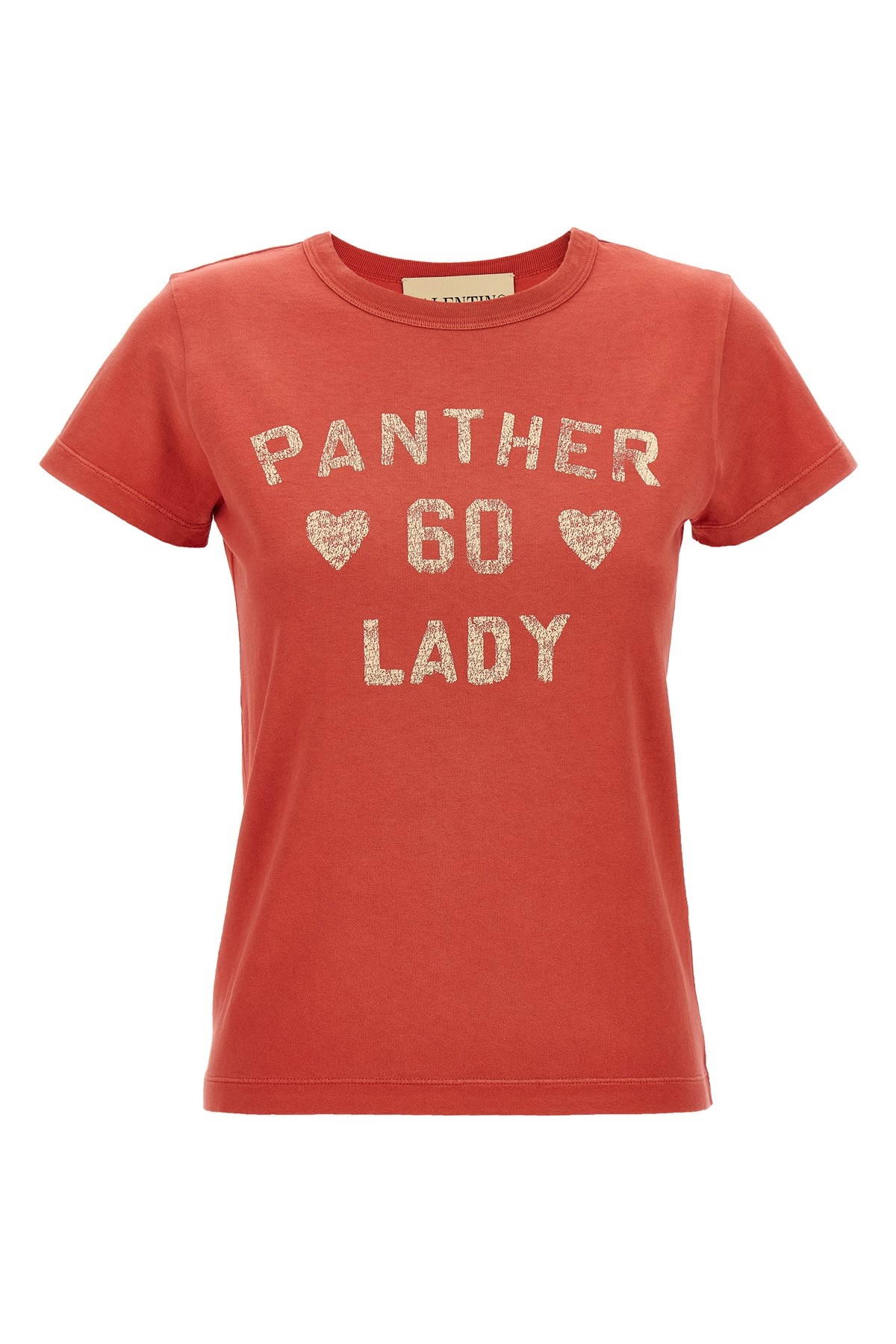 Valentino Panther Lady Graphic Print Crew Neck T-shirt