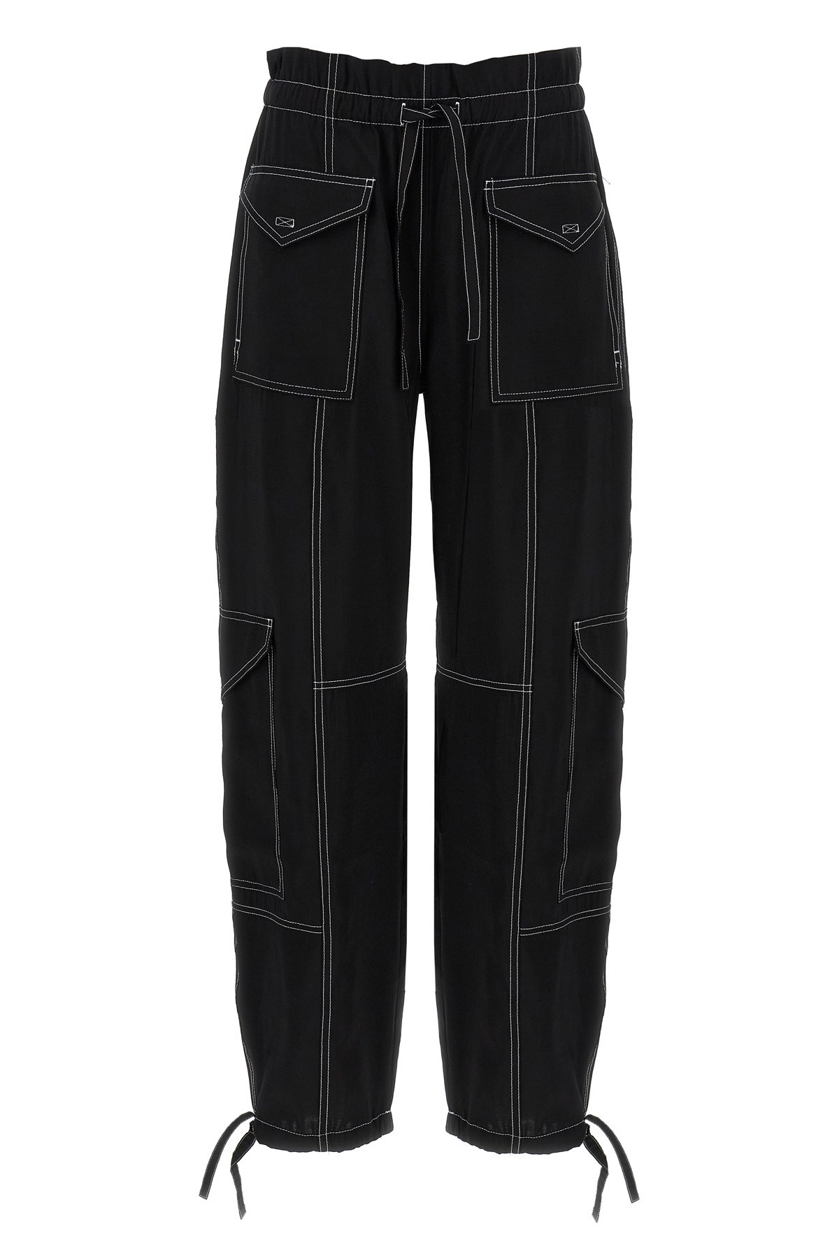 Ganni Straight Leg Cargo Pants
