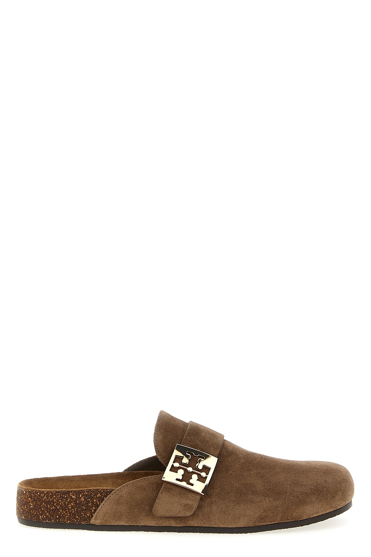 Tory Burch Mellow Logo Shearling Flat Mules