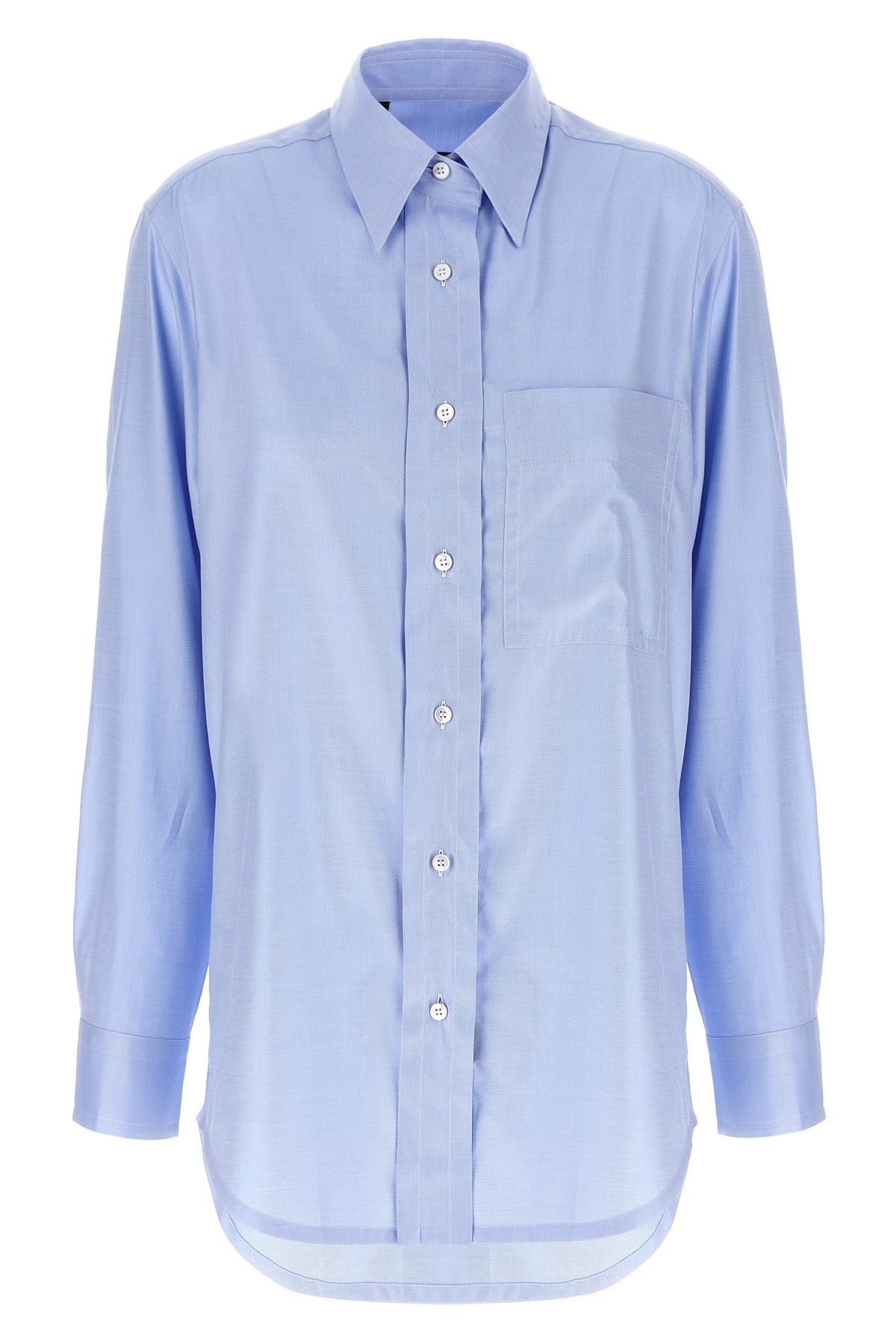 Shop Brioni Sea Island Cotton Shirt