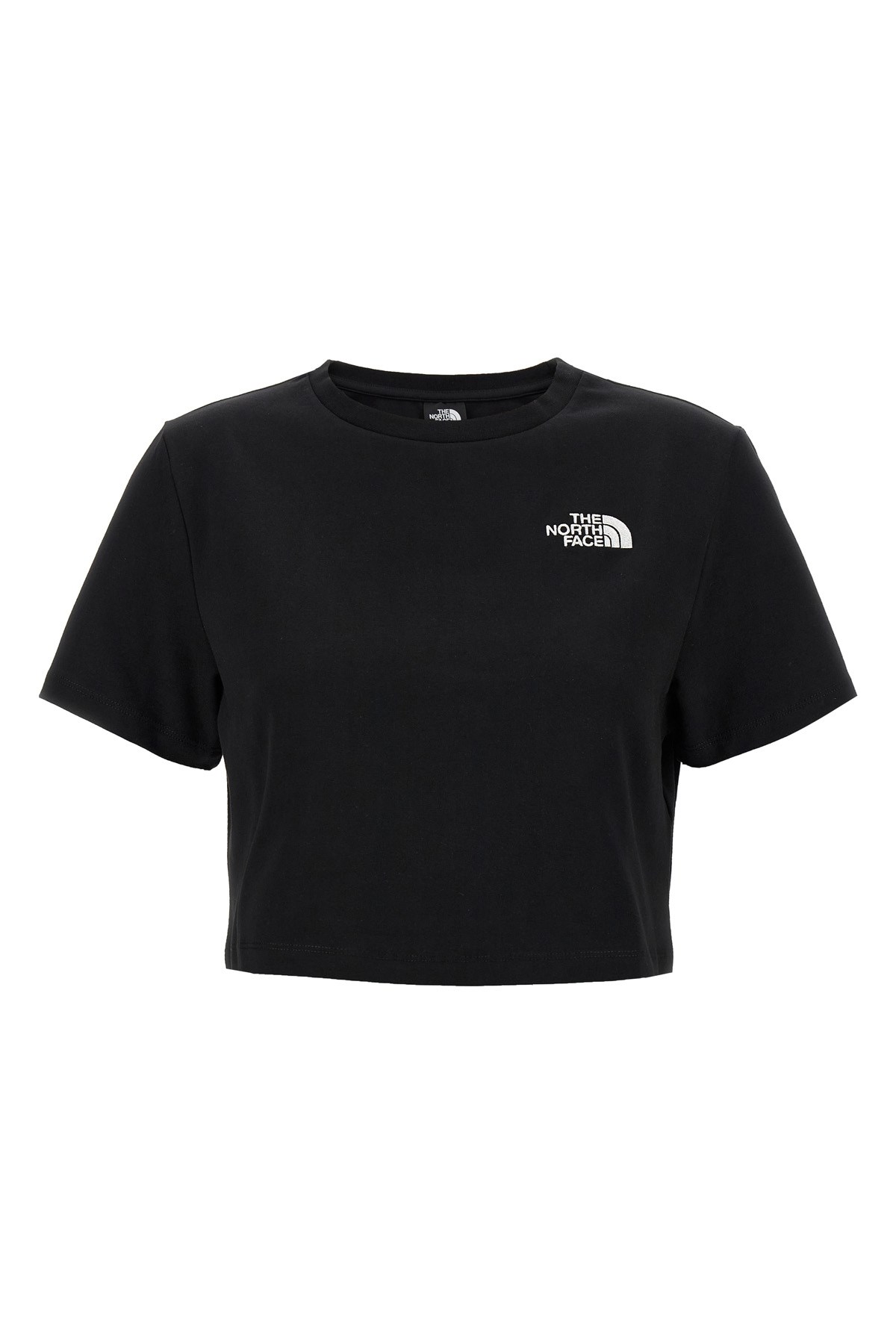 The North Face Logo Embroidery Crop T-shirt