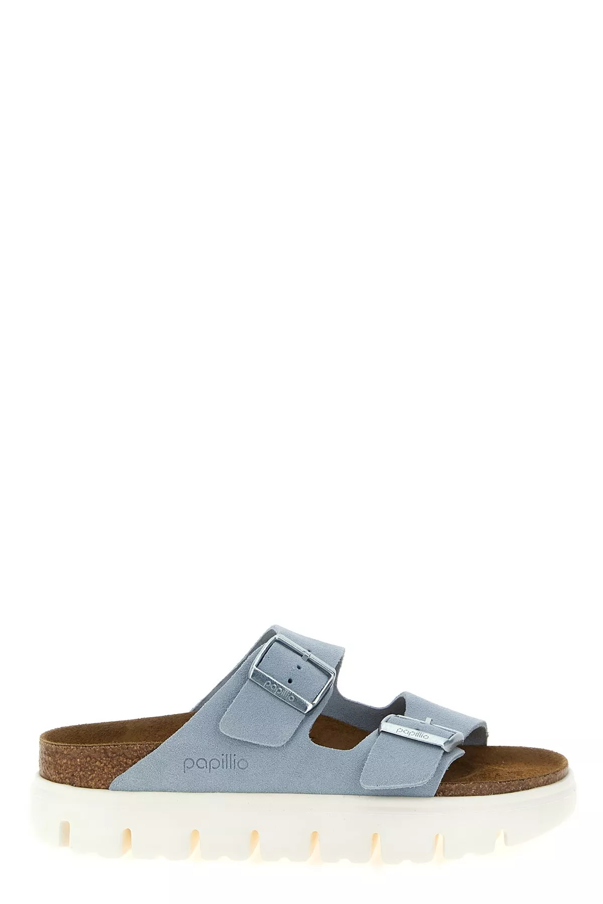 サンダル・ミュール BIRKENSTOCK 'Arizona PAP Chunky' sandals Light Blue Arizona Chunky Suede Leather Mineral Blue | BIRKENSTOCK