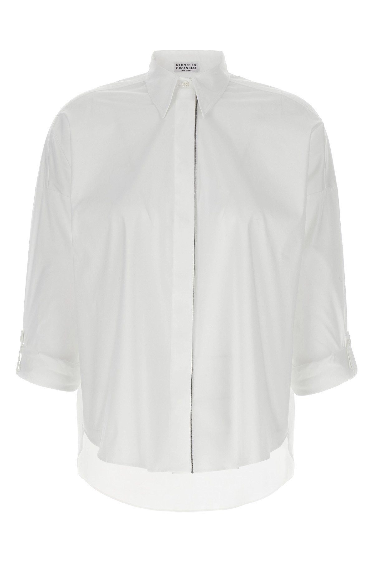 Tシャツ・カットソー BRUNELLO CUCINELLI 'Shiny Trim' shirt (MP091MA636 C159) Brunello cucinelli 'shiny trim' shirt available on julian