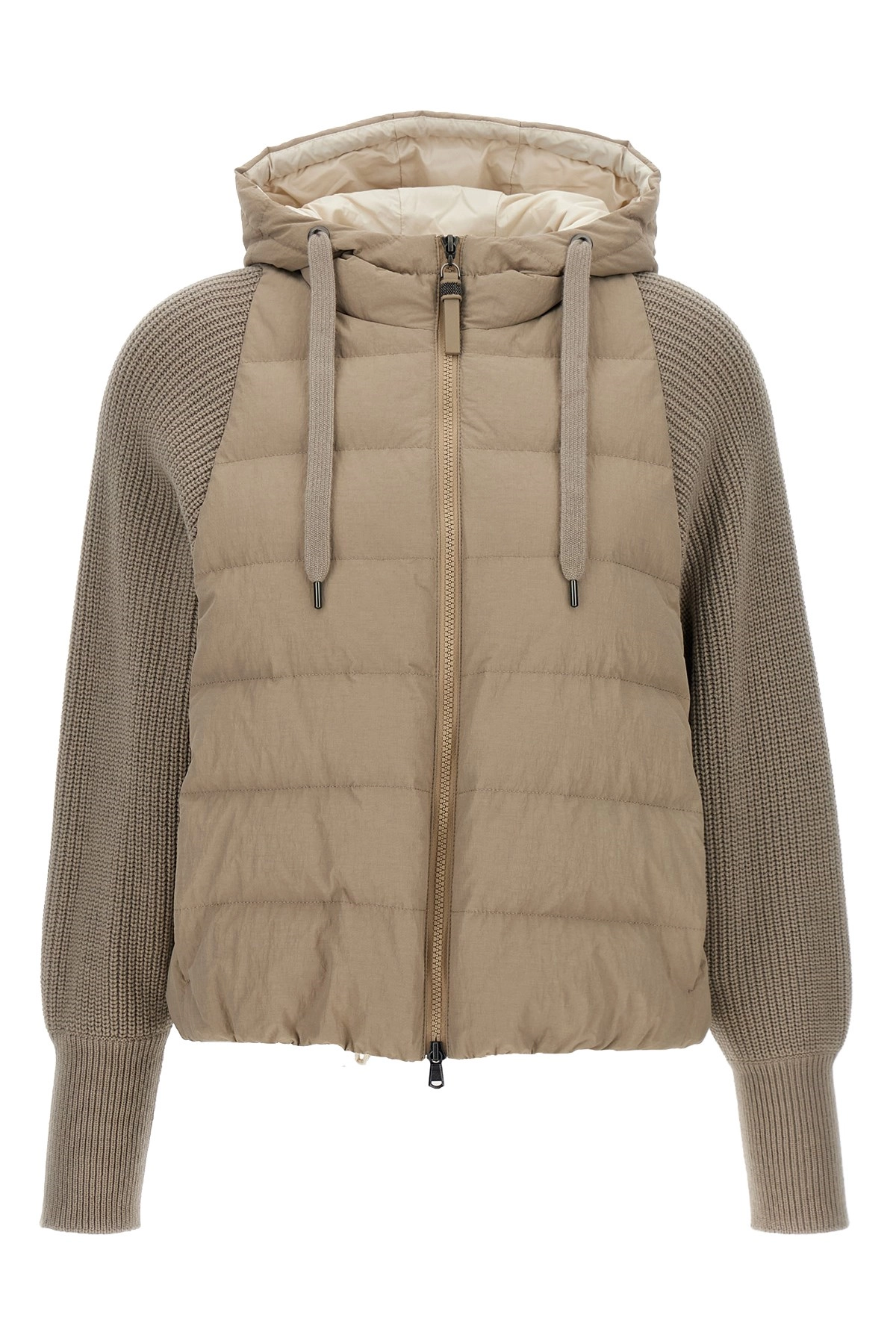 ダウンジャケット・コート BRUNELLO CUCINELLI Two-material puffer jacket Brunello cucinelli Two-material puffer jacket available on