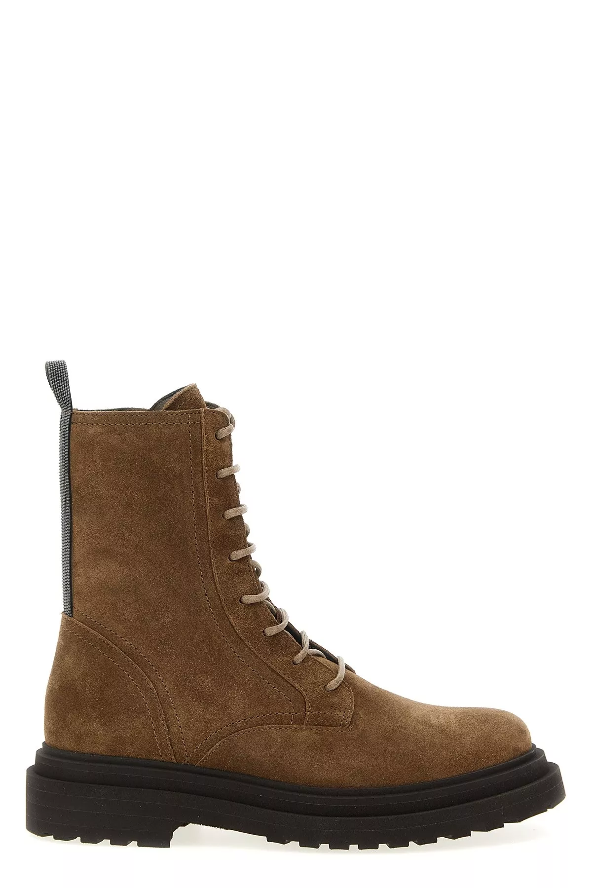 ブーツその他 Brunello Cucinelli Monile Suede Combat Boots Brunello cucinelli Suede combat boots monile available on