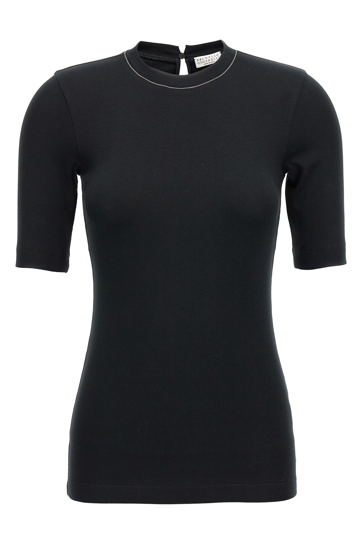 Brunello Cucinelli Cotton Jersey Fitted Jersey T-shirt