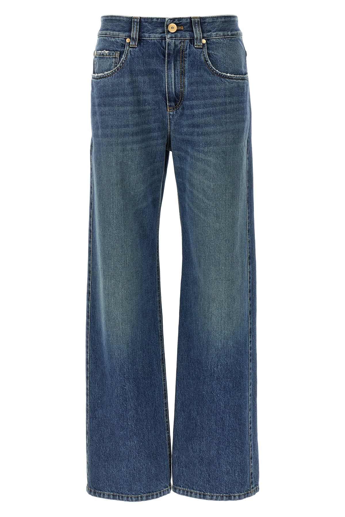 Brunello Cucinelli Contemporary Loose Jeans Blue