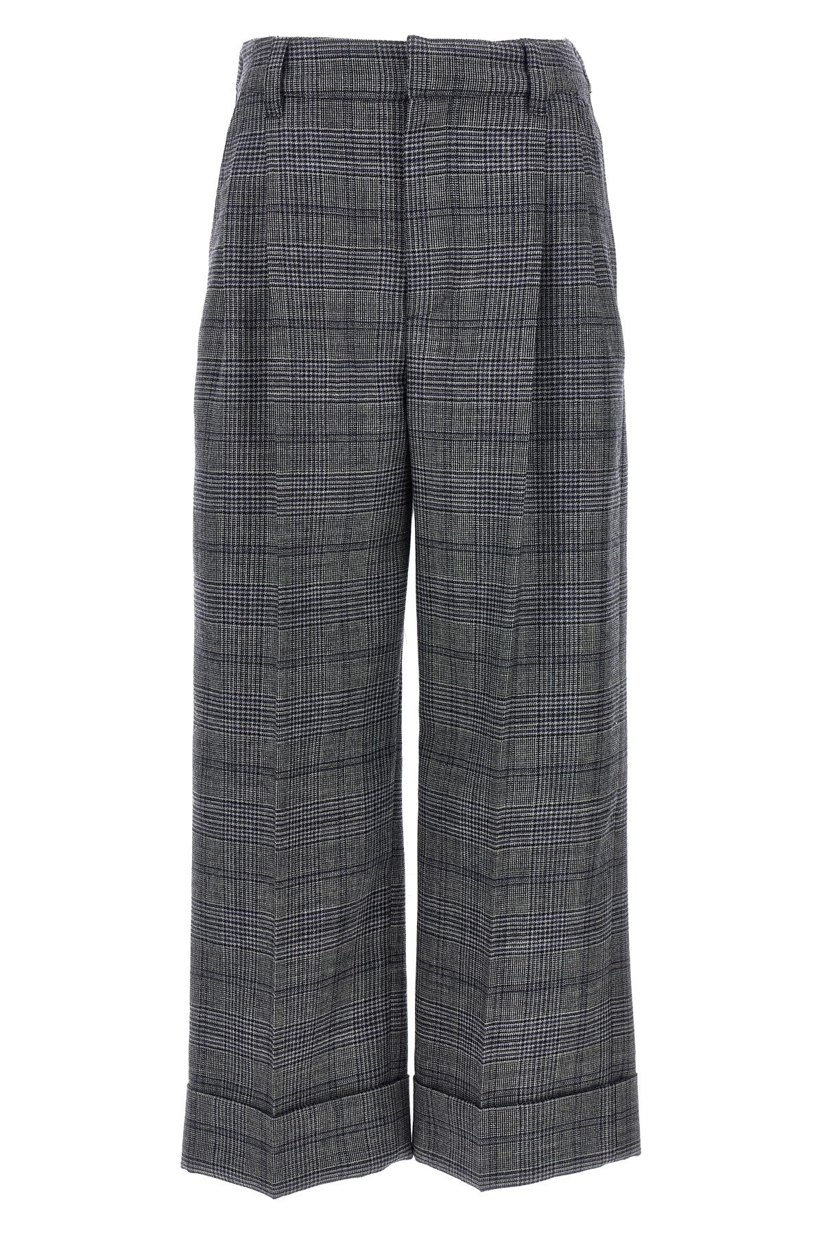 パンツ Oseree Feather Silk Pants Oseree LumièRe Feather-Trimmed Stretch-Lurex Wide-Leg Pants