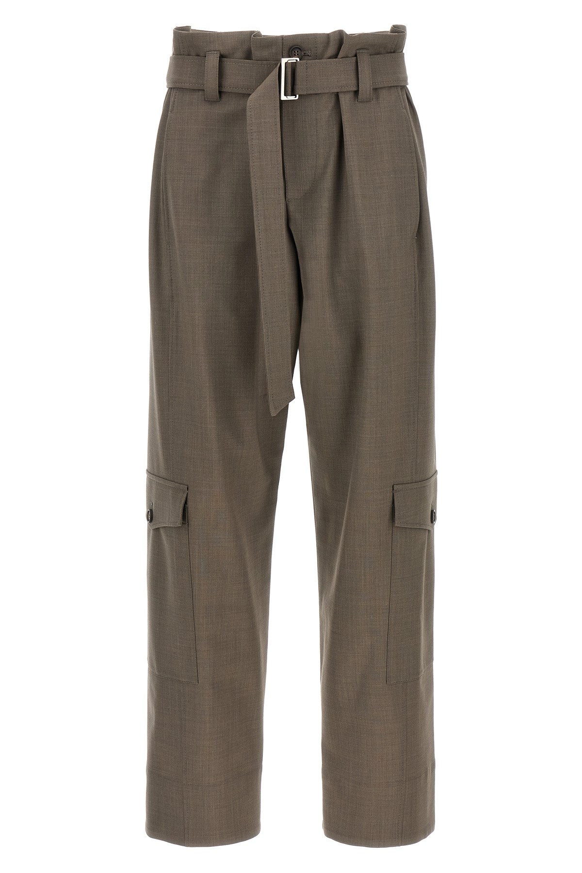 Brunello Cucinelli Wide-leg Cargo Pants With Removable Belt
