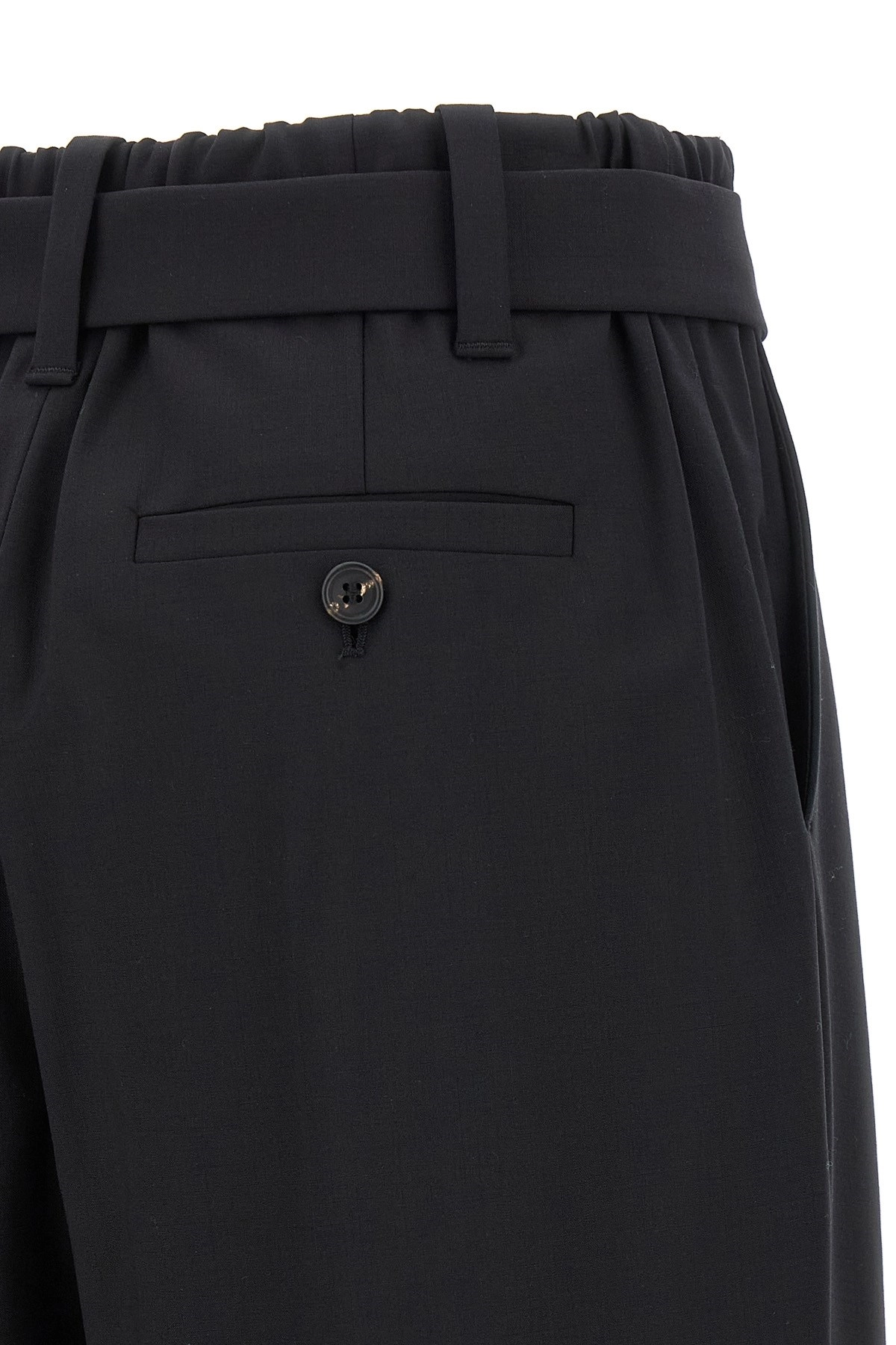 Brunello cucinelli Belt wool pants available on julian