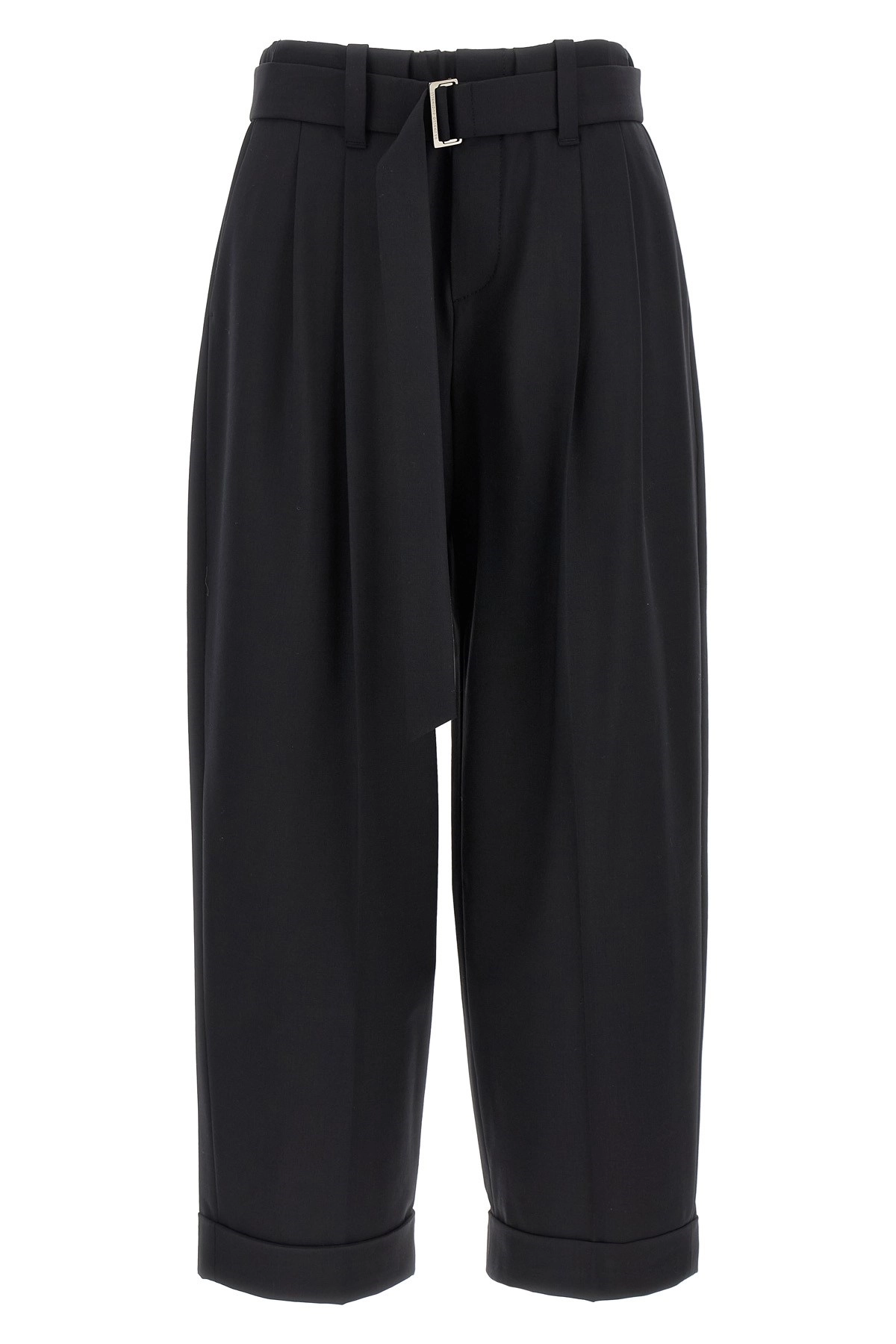 パンツ BRUNELLO CUCINELLI FW25 Belt wool pants (MPW07P8995 C101) Men's pants and bermuda shorts | Brunello Cucinelli