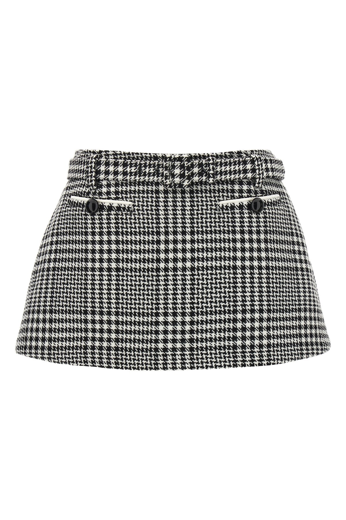 Shop Self-portrait Self Portrait Bouclã© Wool Skort