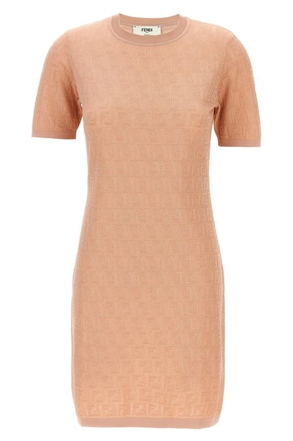 ワンピース FENDI SS25 FF cotton dress (FZDD61AUZR F1SAU) FZDD59AUZRF1SAX_01