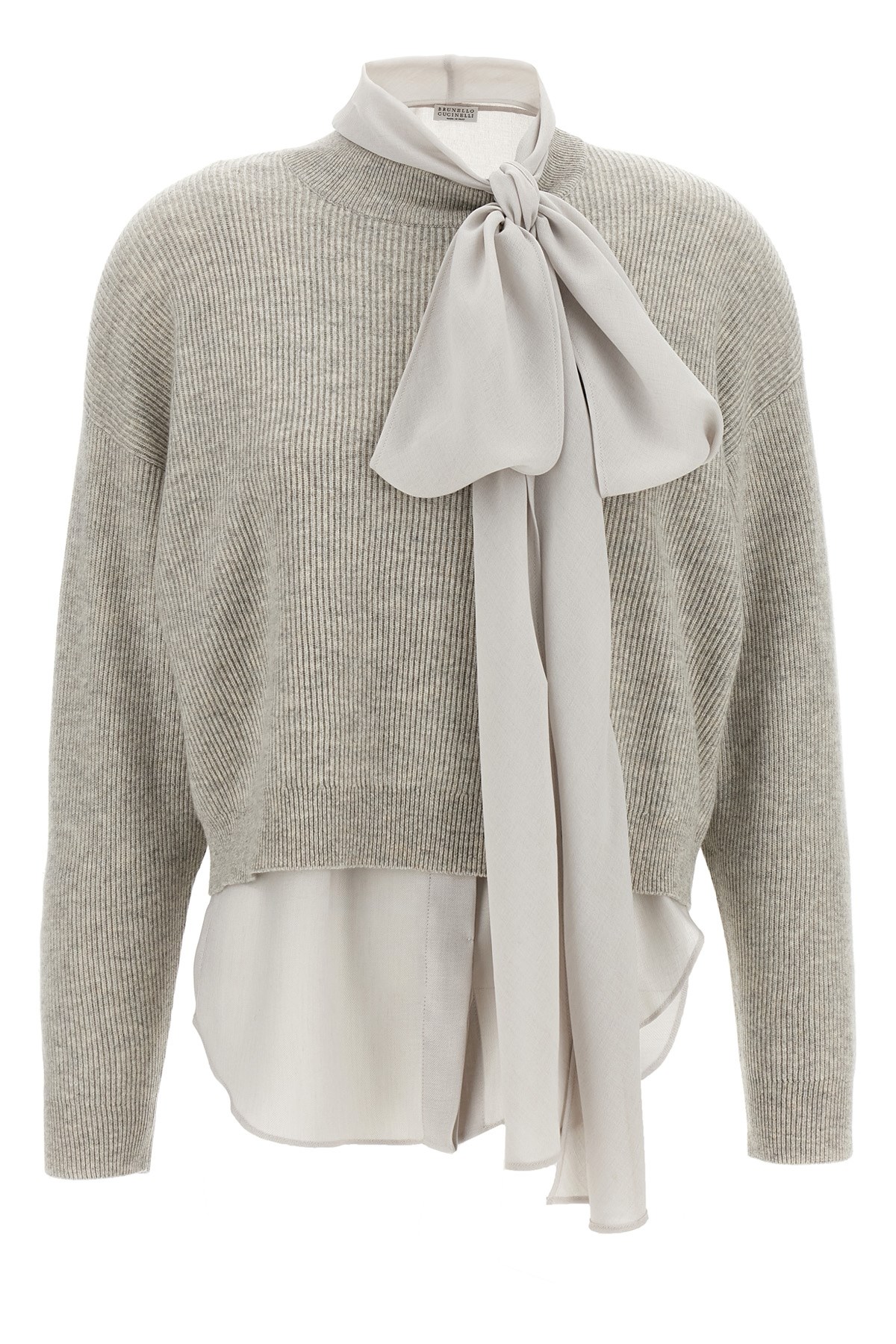 Brunello Cucinelli Women Blouse Sweater In Gray