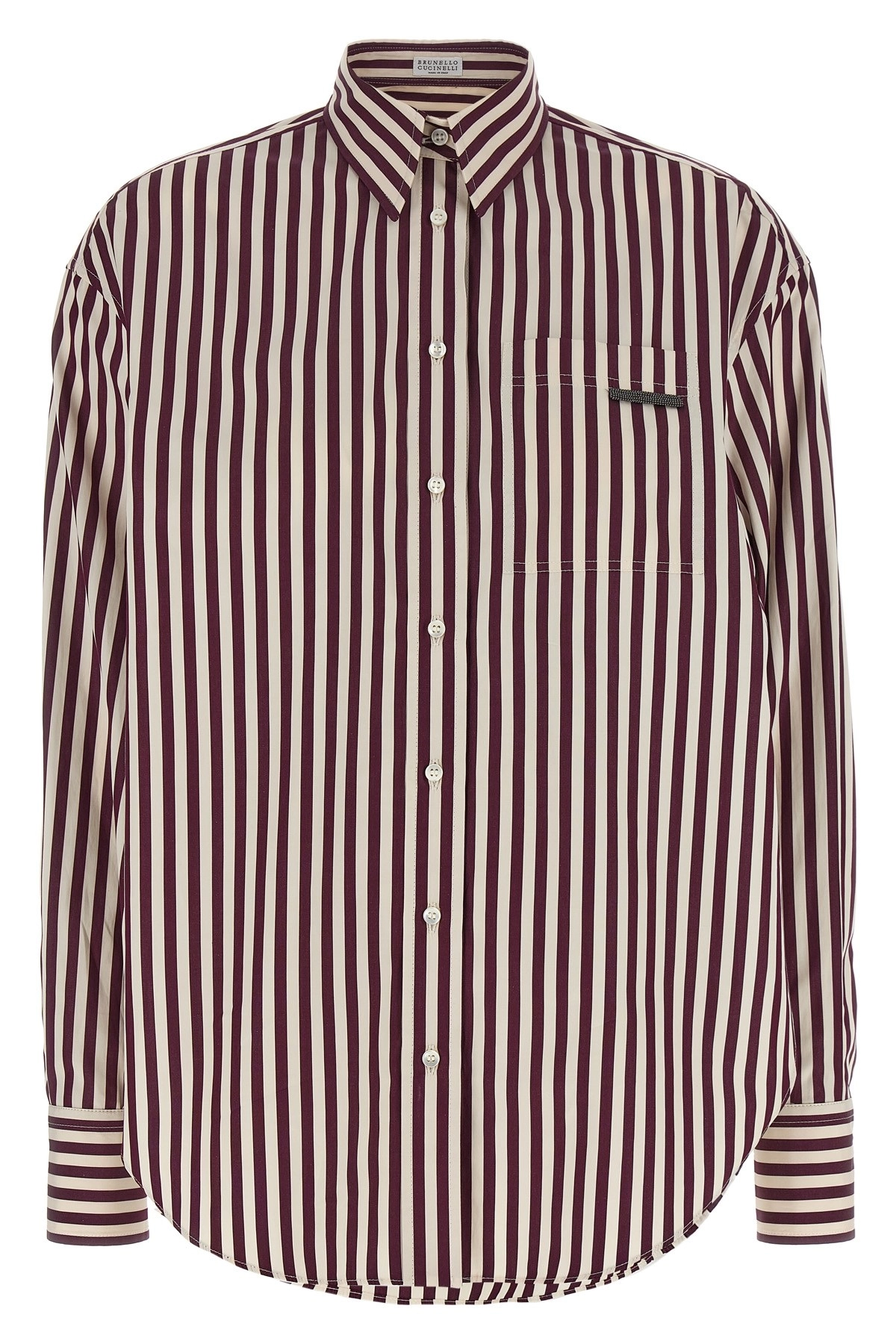 Brunello cucinelli 'shiny detail' shirt available on julian