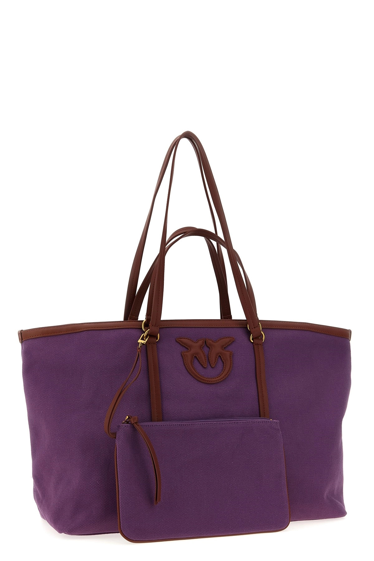 トートバッグ PINKO SS25 'Miranda' large shopping bag (104715A2G2 YL2Q) PINKO Pinko 'Miranda' Large Shopping Bag - Tote Bags