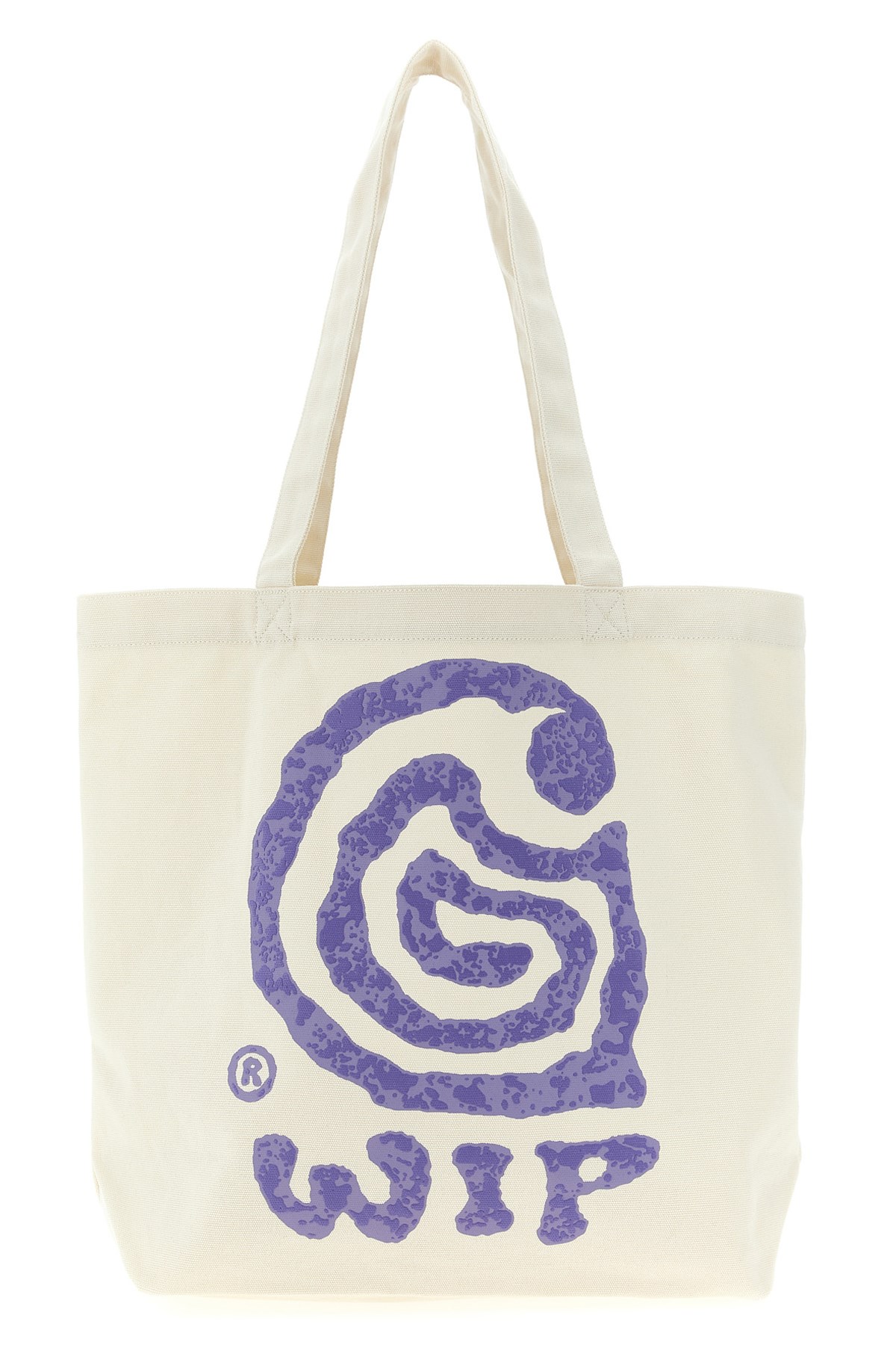 Carhartt 'canvas Graphic Tote' Shopping Bag In White