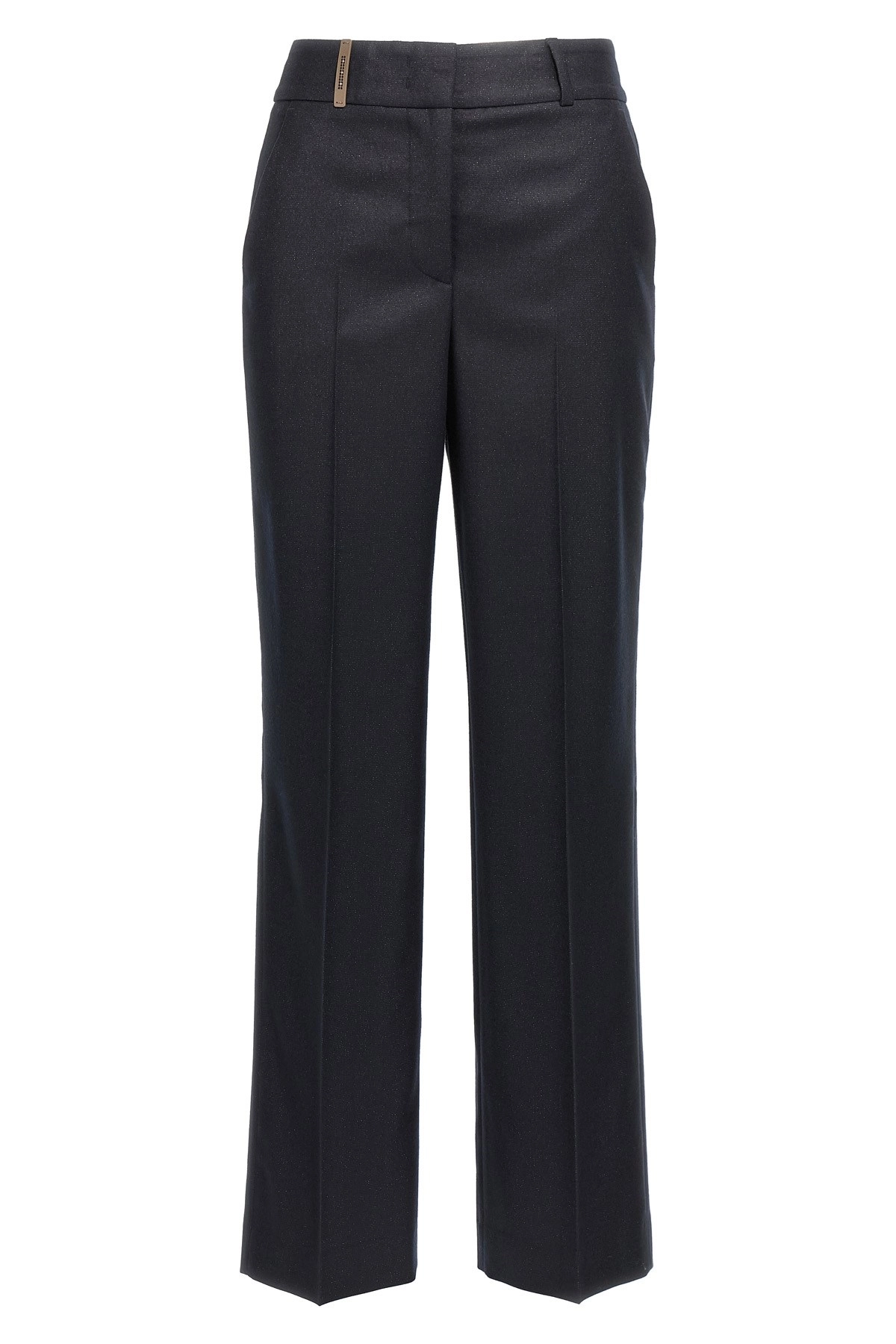 パンツ PESERICO FW25 Lurex flannel pants (A04283Z03359 962) Lurex wool flannel trousers | Peserico US