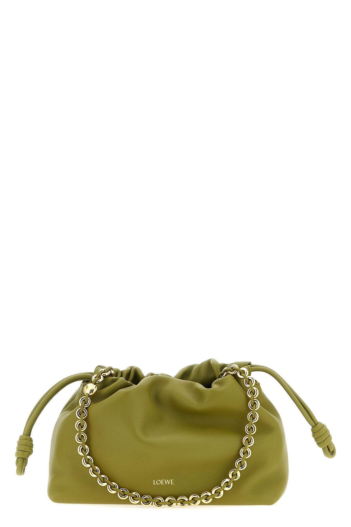 Loewe 'flamenco Purse' Medium Shoulder Bag In Green