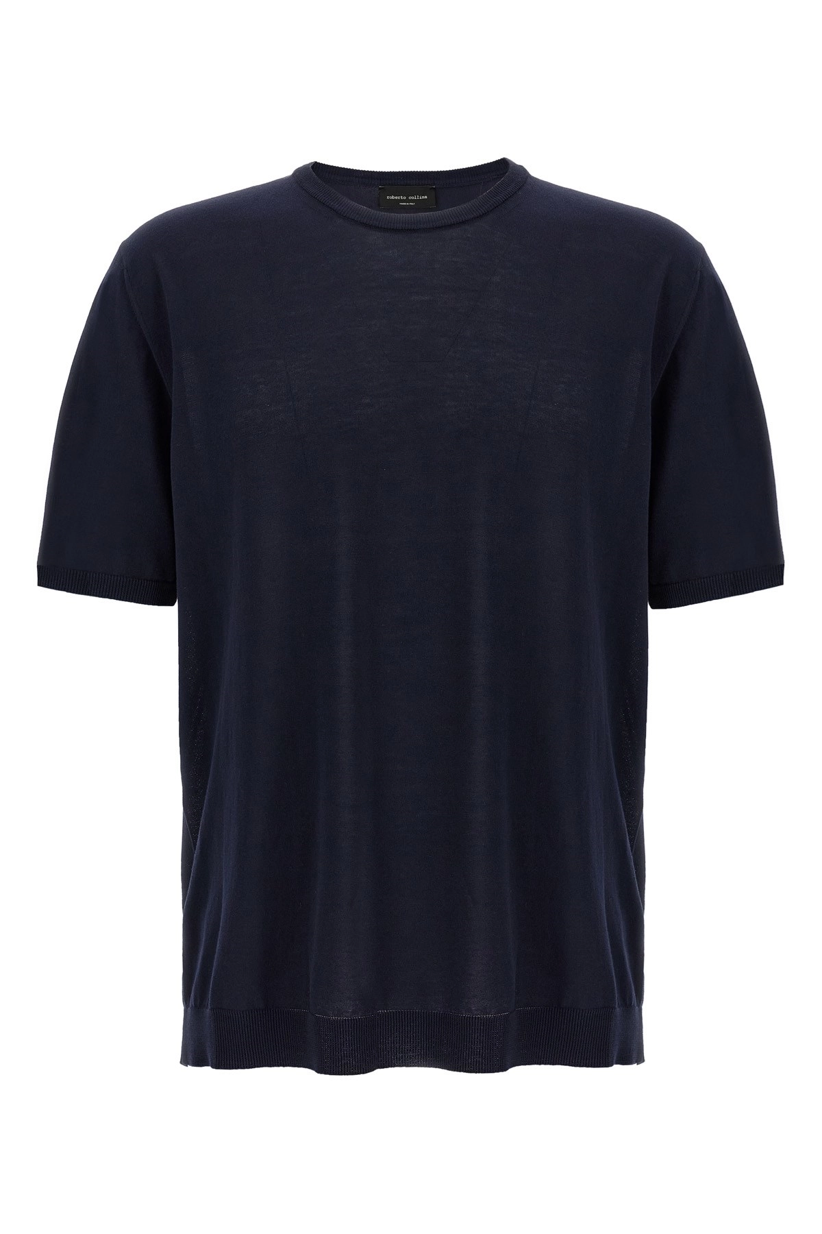 Tシャツ・カットソー ROBERTO COLLINA Knitted T-shirt Blue Roberto Collina Knitted T-shirt In Blue | ModeSens