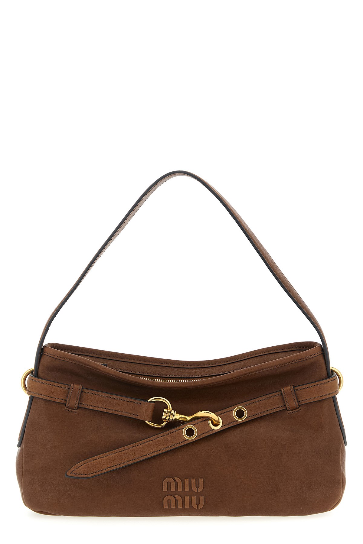 Miu Miu 'aventure' Medium Shoulder Bag In Brown