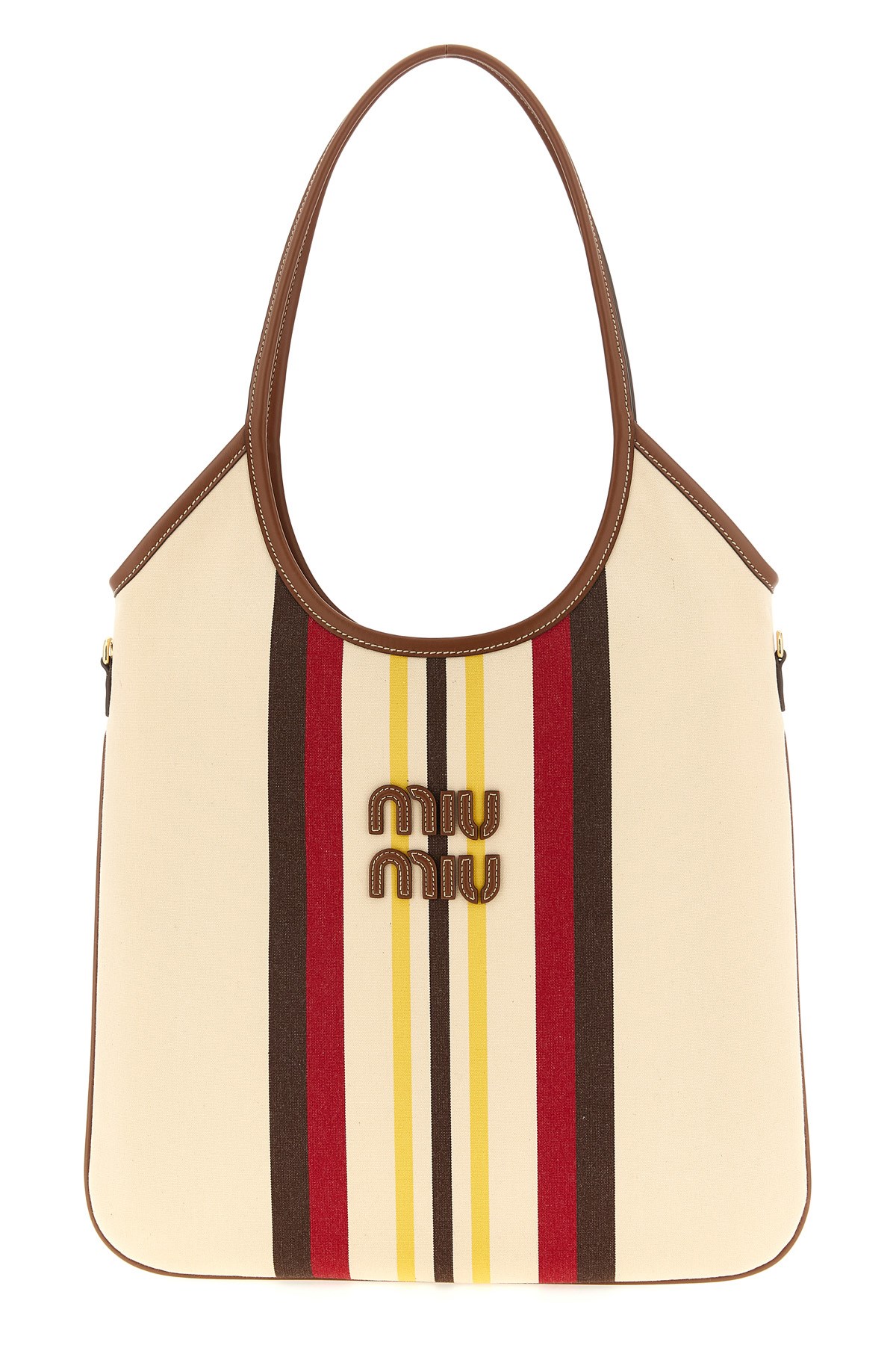 Miu Miu 'ivy' Shoulder Bag In Sand