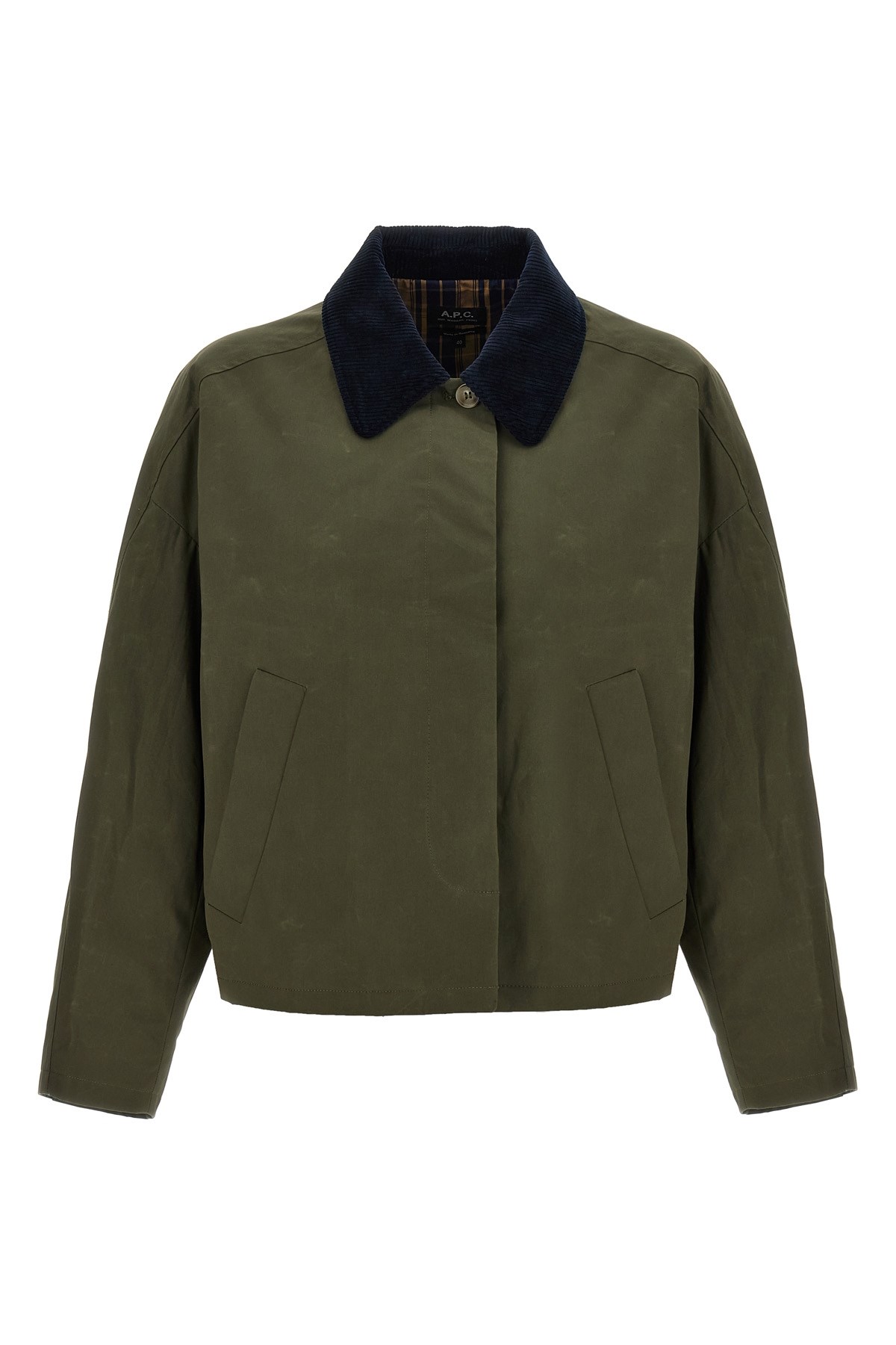 Apc A.p.c. 'becca' Jacket In Green