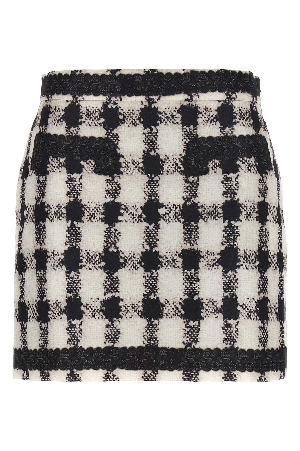 Moschino 'texture' Print Mini Skirt In Multi