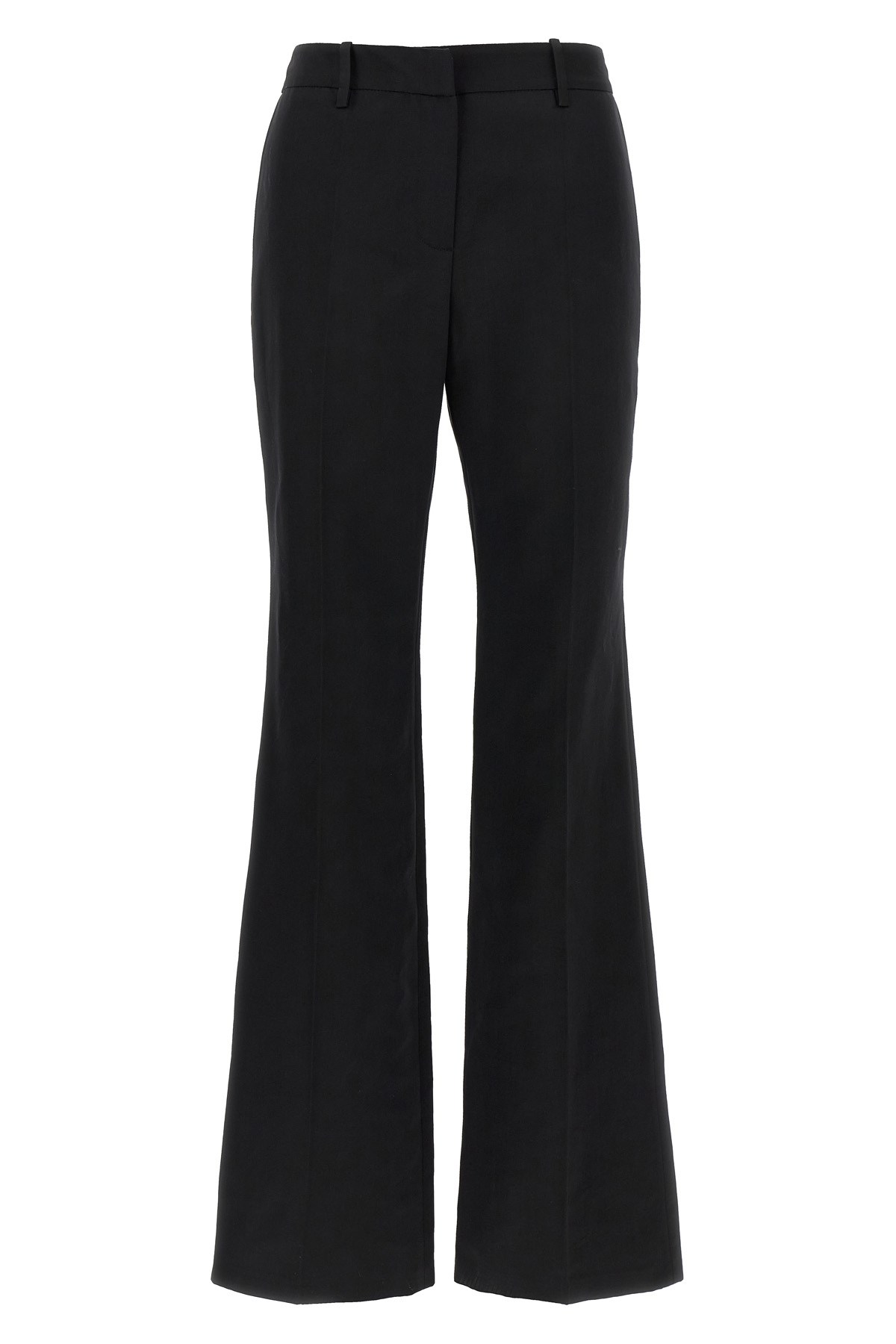 Magda Butrym Trousers Flared Leg Back Pocket In Black