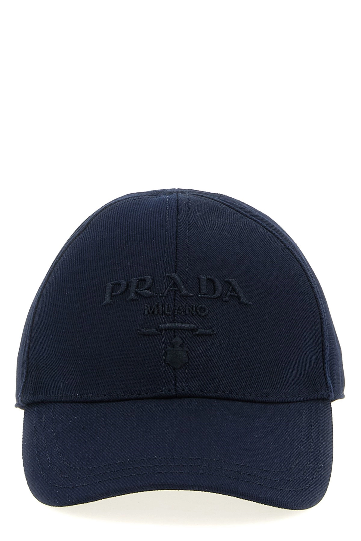 ハット PRADA Logo embroidery cap Prada Men's Embroidered Logo Baseball Hat - Bergdorf Goodman