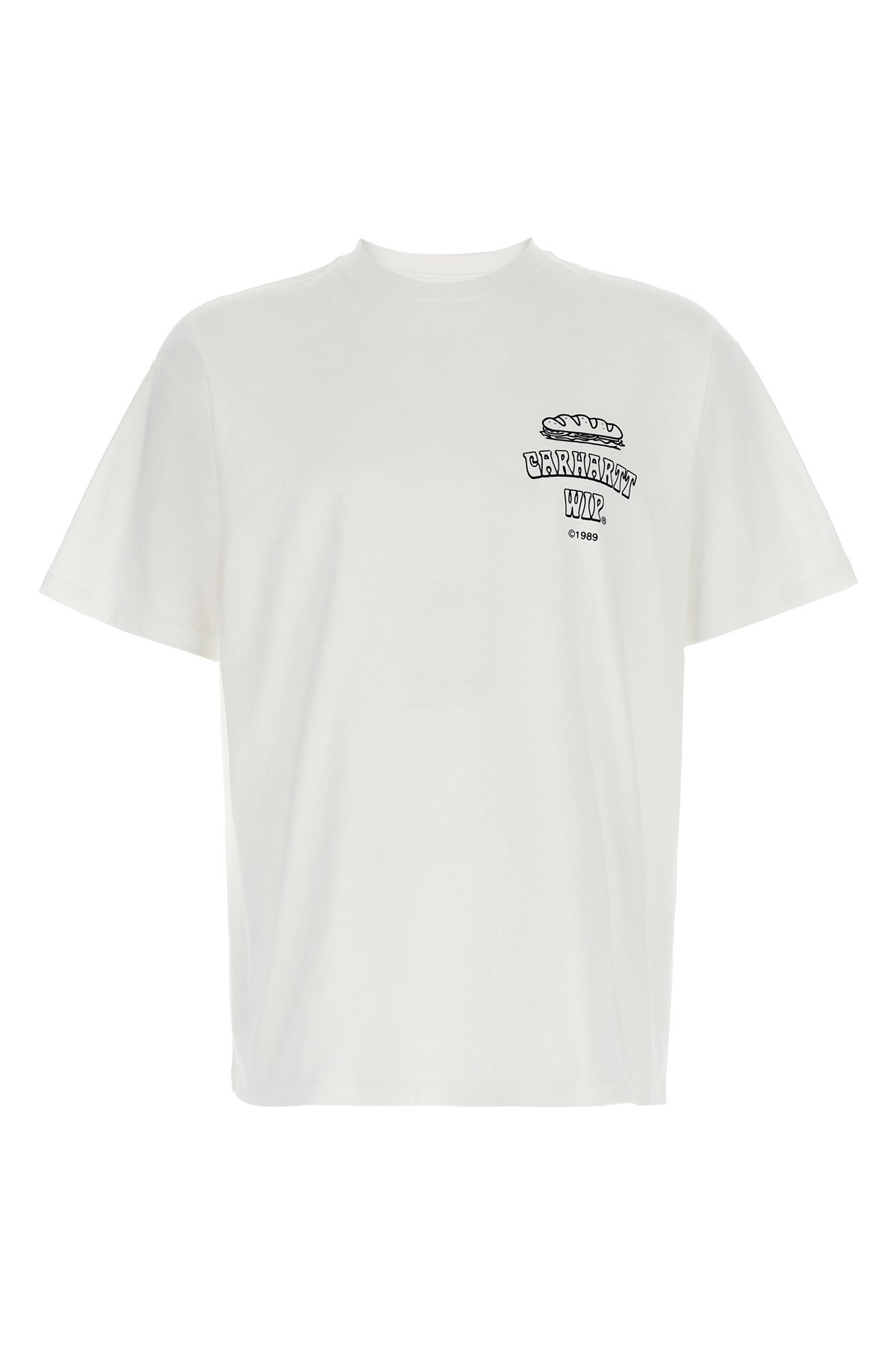 Carhartt Carhatt Wip Sandwich Short Sleeve Graphic Tee In White