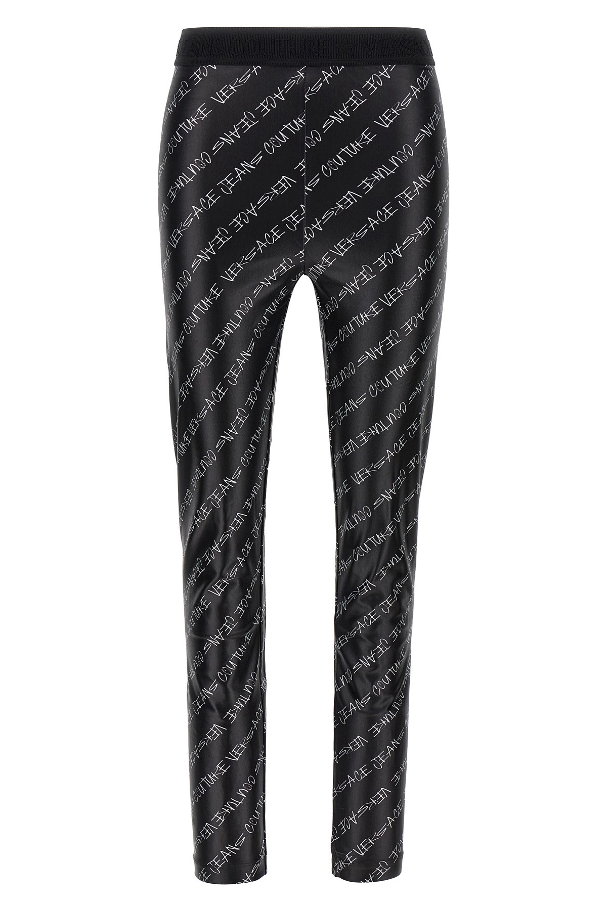 ボトムスその他 VERSACE JEANS FW23 Logo print leggings (75HAC101JS219 899) Versace Jeans Couture Sketch Logo Leggings | Saks Fifth Avenue