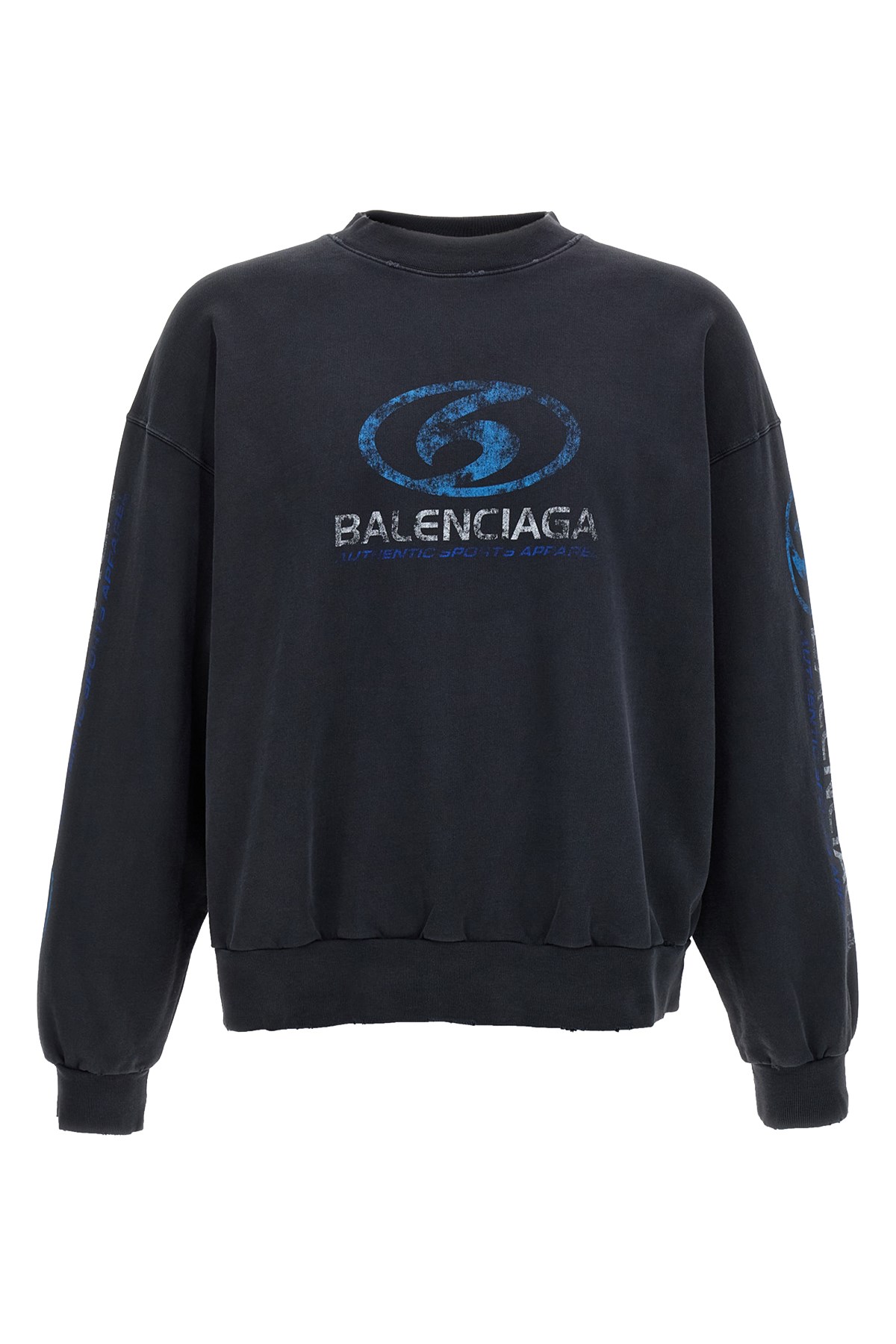 BALENCIAGA Vintage Logo Print Sweatshirt