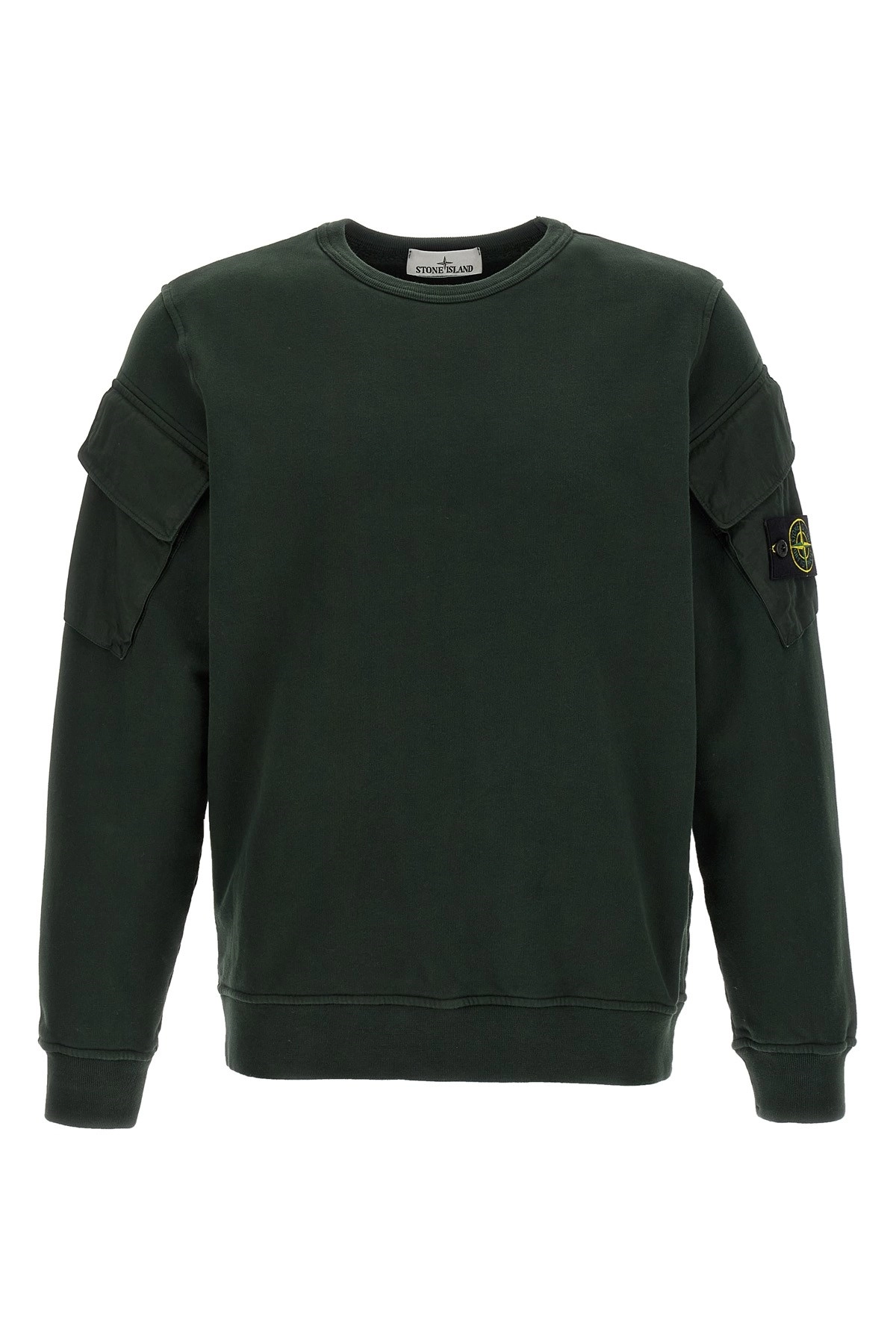 HOT Cotton Sweatshirt Stone Island Basic Badge Sweatshirt Stone