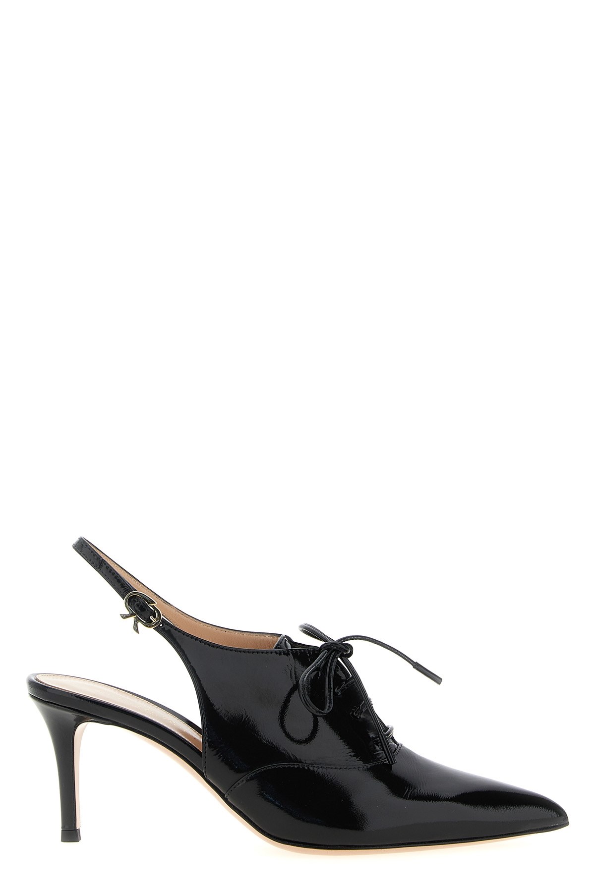 Gianvito Rossi 'veronica' Pointed Toe Stiletto Heel Slingback In Black