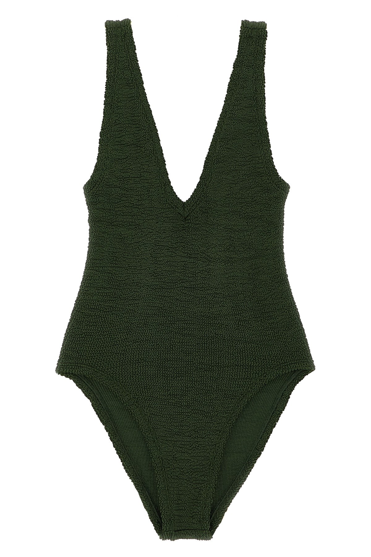 Hunza G 'sadie Swim' One-piece Swimsuit In Green