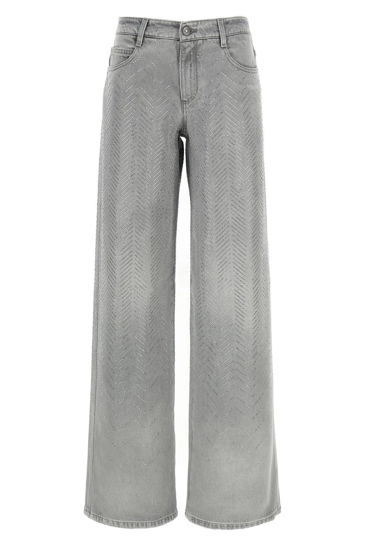 デニム・ジーパン ERMANNO SCERVINO Rhinestone jeans (D477P367CTGFV 44103) Ermanno scervino Rhinestone jeans available on julian