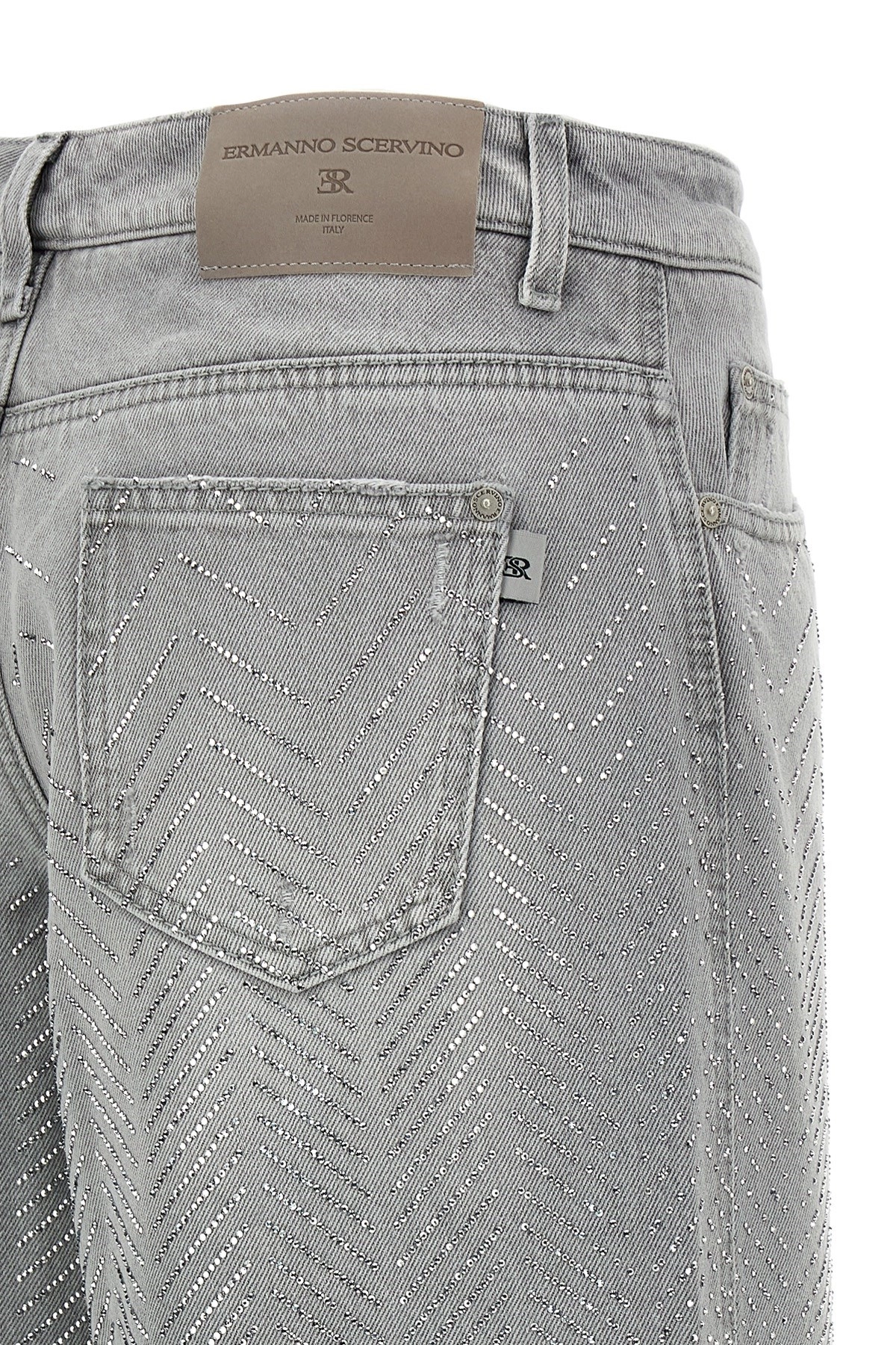 デニム・ジーパン ERMANNO SCERVINO Rhinestone jeans (D477P367CTGFV 44103) Ermanno scervino Rhinestone jeans available on julian