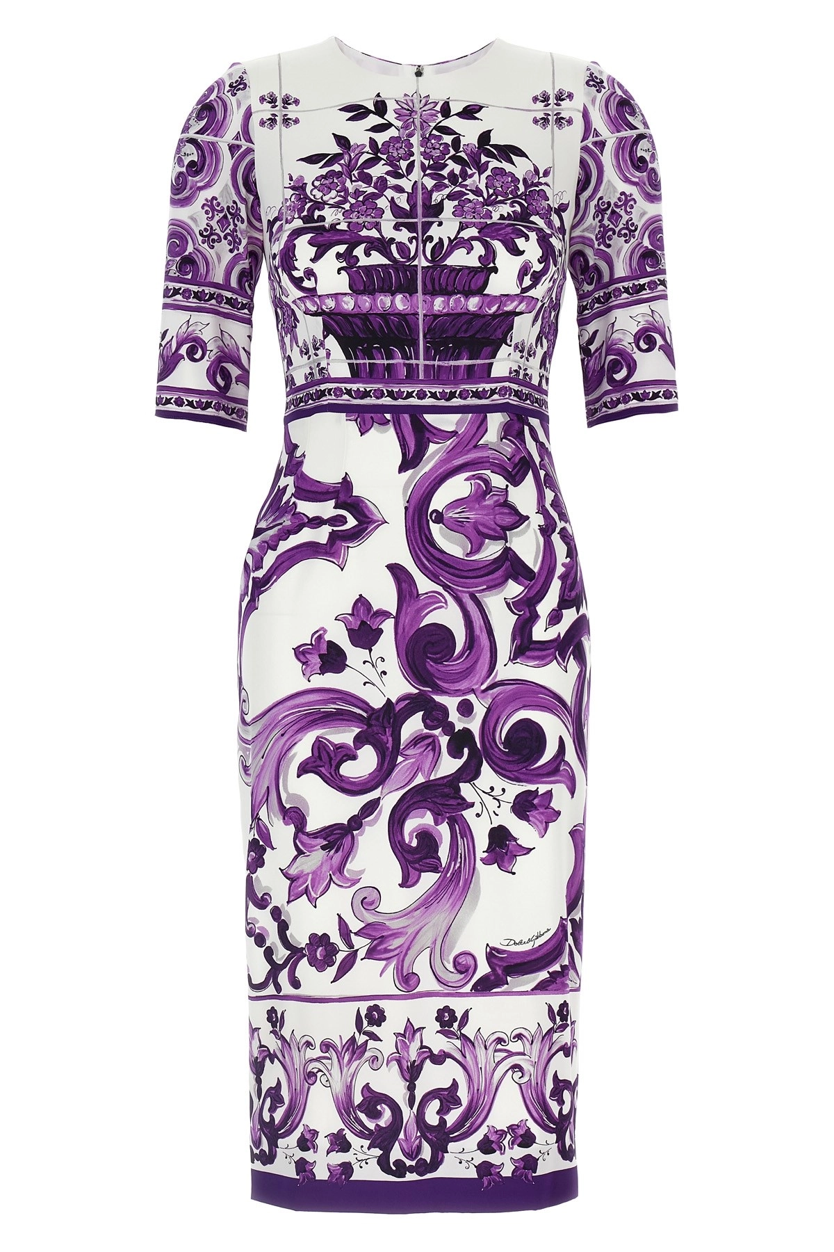 Dolce gabbana 'maiolica' print dress available on julian-fashion