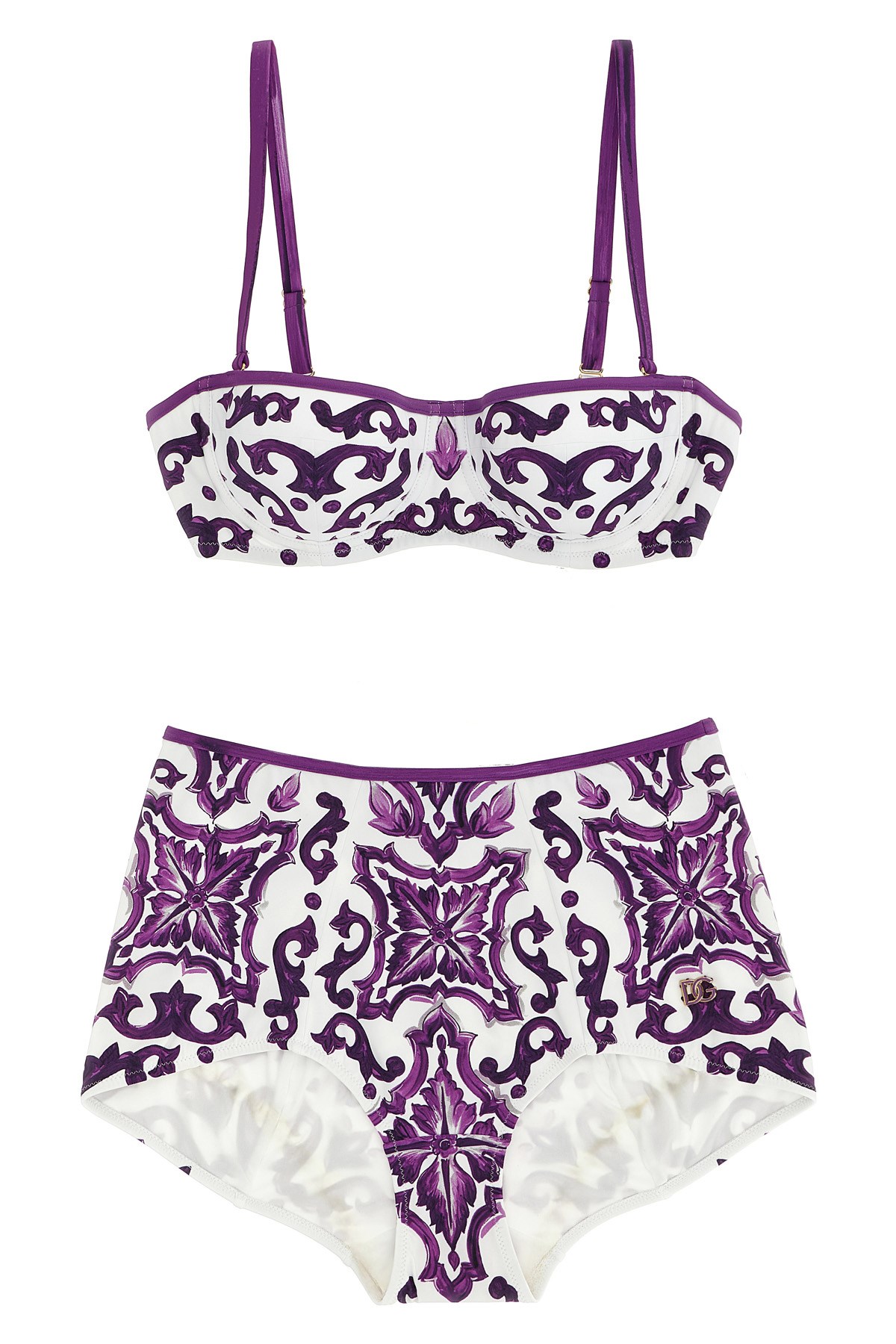 DOLCE & GABBANA 'Maiolica' Print Bikini