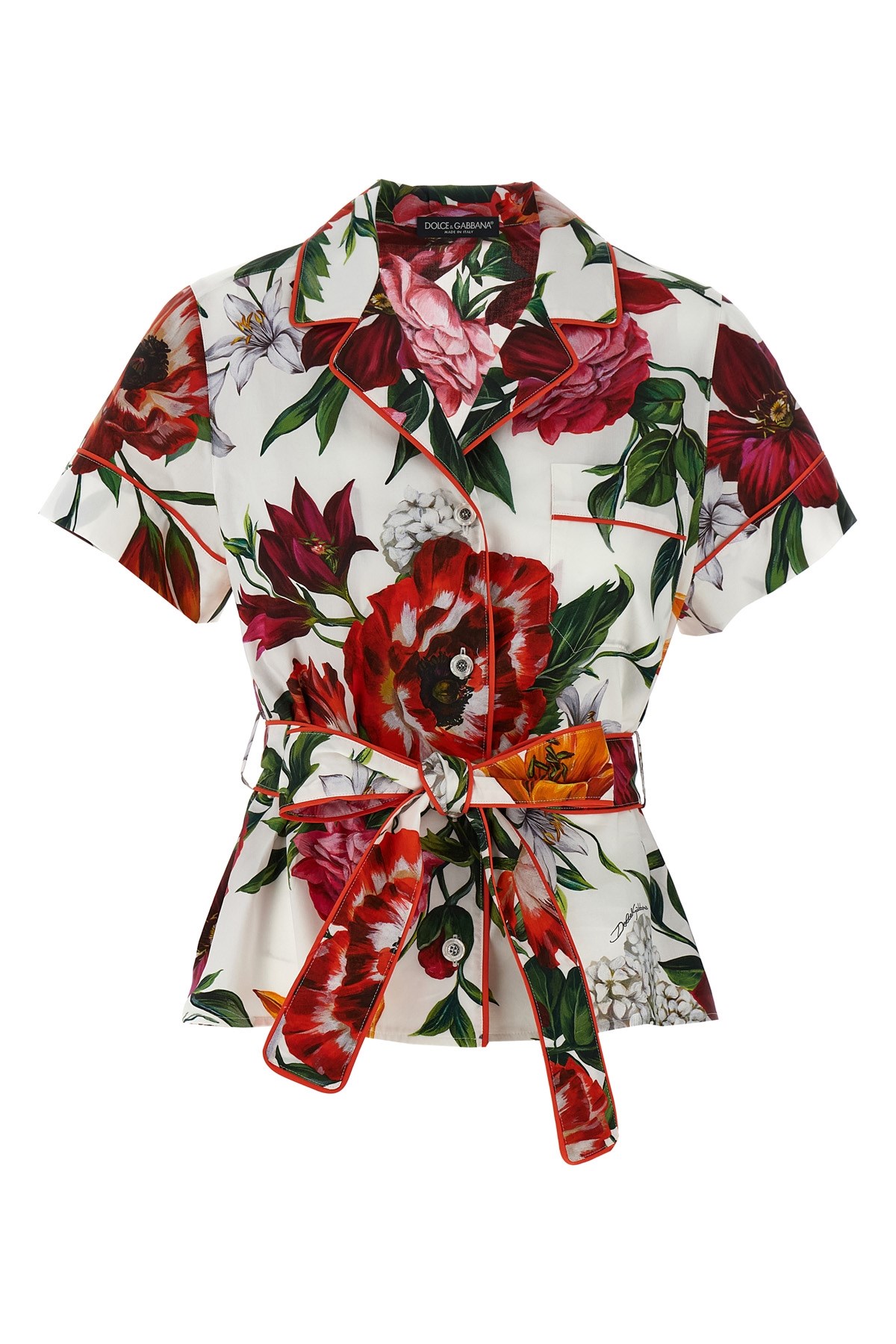 Dolce & Gabbana 'vanity' Pajama Shirt In Multi