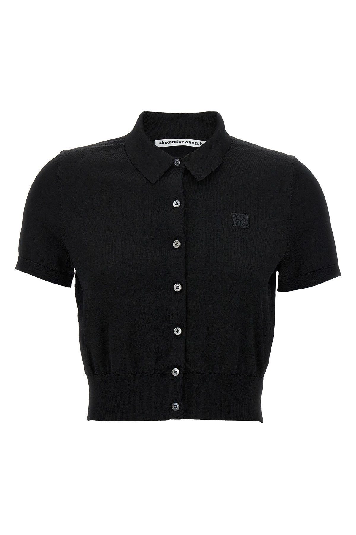 T BY ALEXANDER WANG Logo Patch Polo Shirt