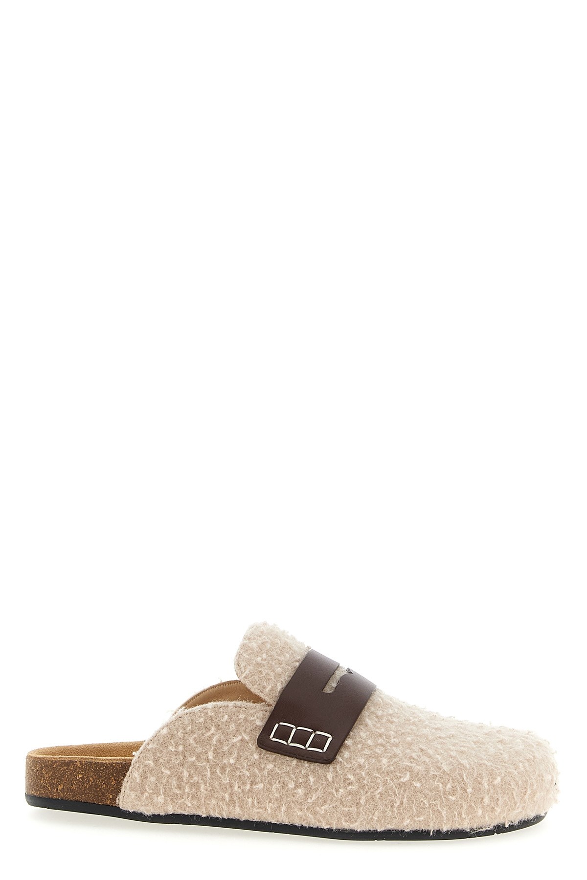 J.W.ANDERSON 'Felt Loafer' Mules